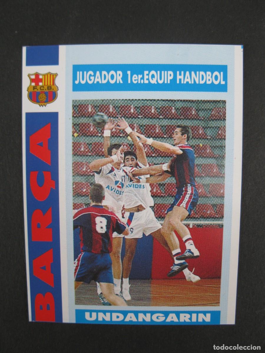 Cromos de f&uacute;tbol: URDANGARIN - JUGADOR DE BALONMANO - CARD N&ordm; 85 - COL.LECCI&Oacute; BAR&Ccedil;A - TEMPORADA 92-93.