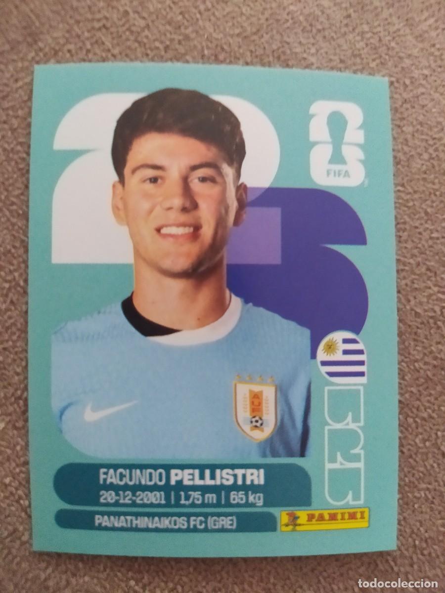 Cromos de f&uacute;tbol: URU 20 Facundo PELLISTRI Uruguay mundial 2026 panini