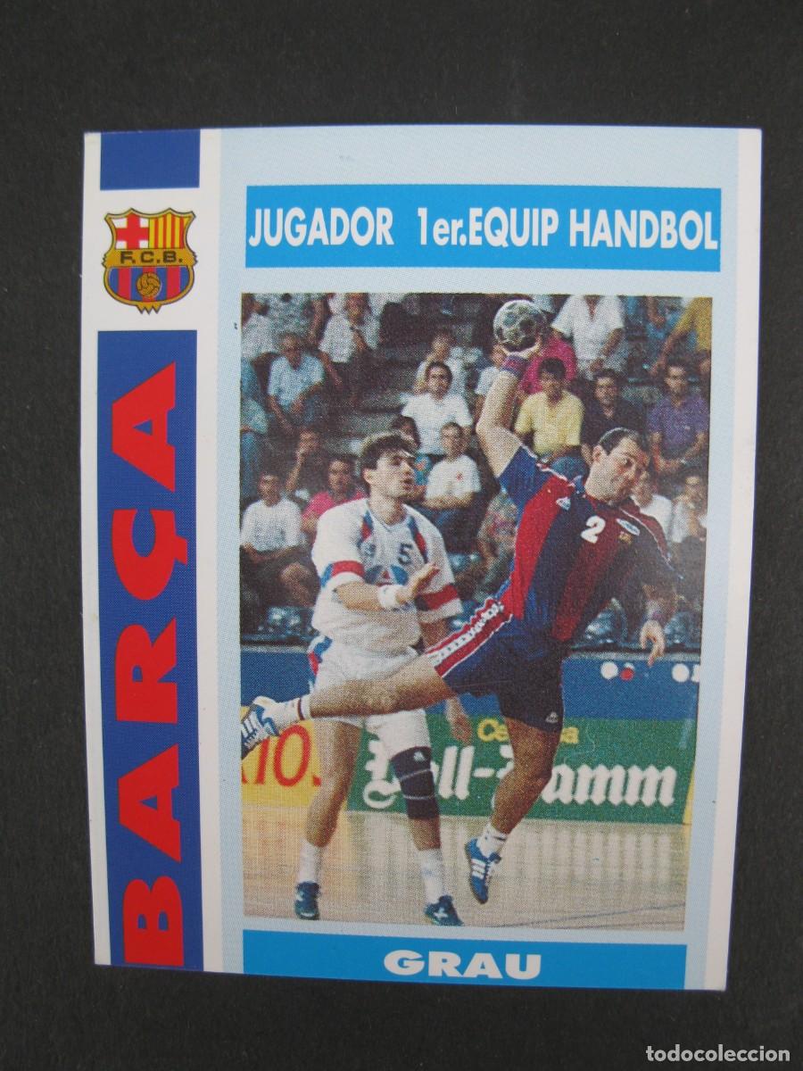 Cromos de f&uacute;tbol: GRAU - JUGADOR DE BALONMANO - CARD N&ordm; 84 - COL.LECCI&Oacute; BAR&Ccedil;A - TEMPORADA 92-93.