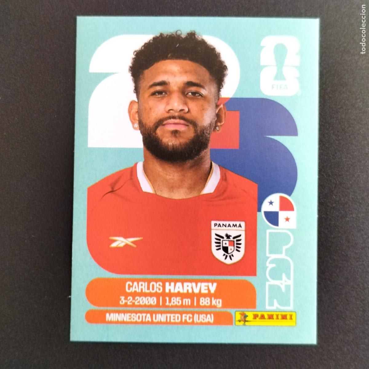 Cromos de f&uacute;tbol: PAN 15 CARLOS HARVEY PANAMA CROMOS STICKER MUNDIAL 26 2026 FIFA WORLD CUP PANINI