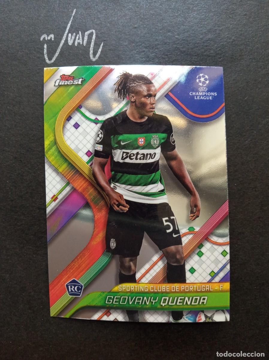 Cromos de f&uacute;tbol: 116 ROOKIE QUENDA SPORTING PORTUGAL MUNDIAL 2026 ⚽ TOPPS &reg; FINEST CHAMPIONS LEAGUE 2024 2025 24 25