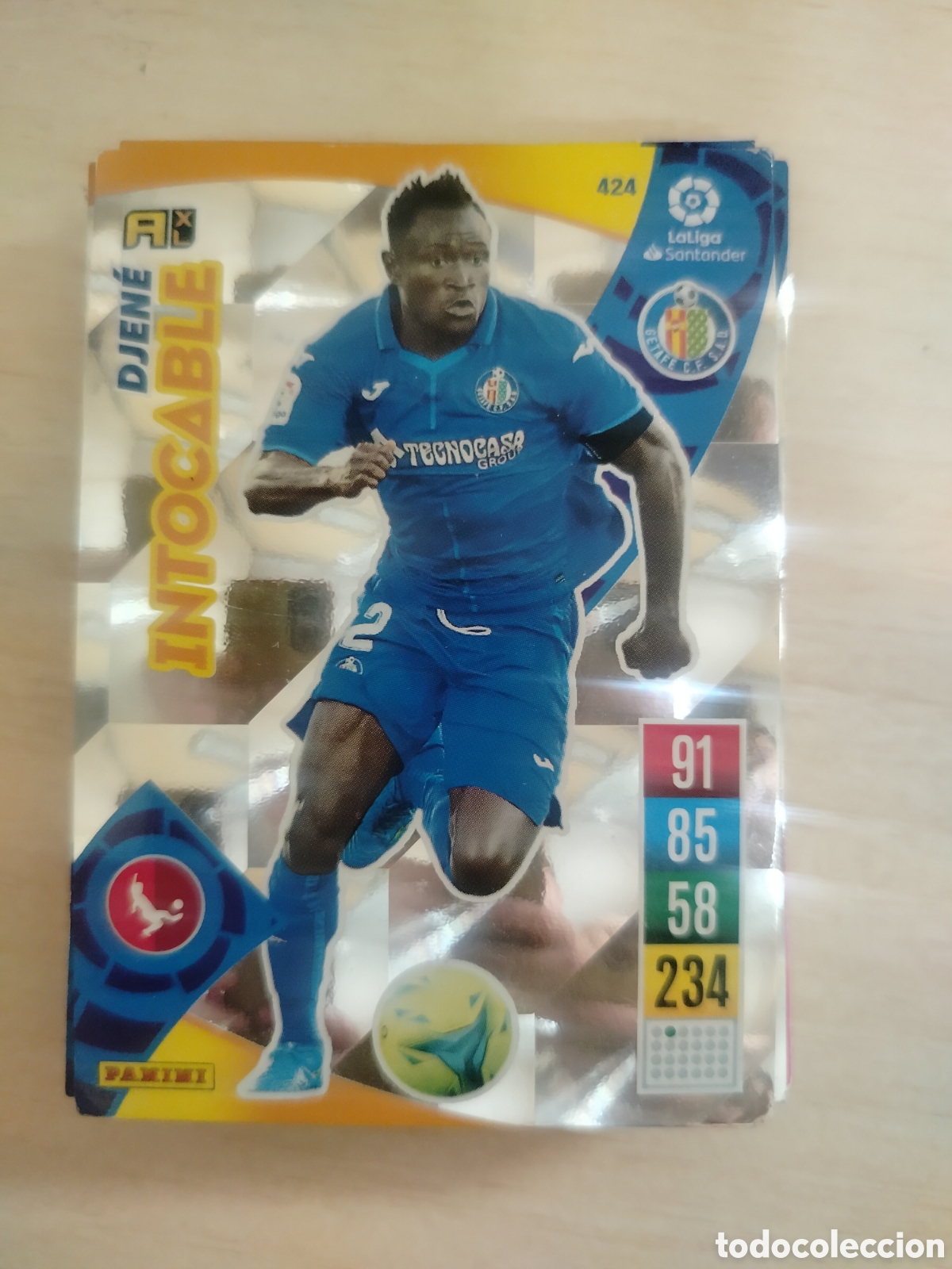 Cromos de f&uacute;tbol: DJENE INTOCABLE 424 ADRENALYN 2021 2022 21 22