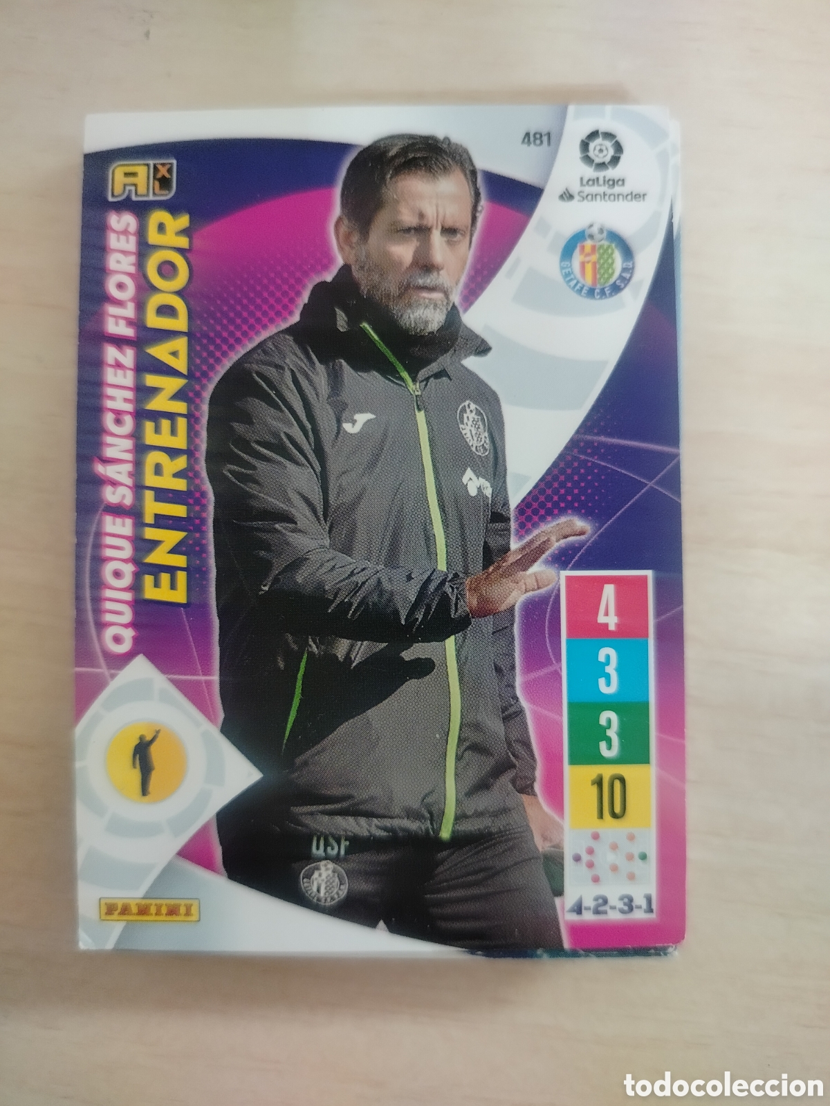 Cromos de f&uacute;tbol: QUIQUE SANCHEZ FLORES ENTRENADOR 481 ADRENALYN 2021 2022 21 22