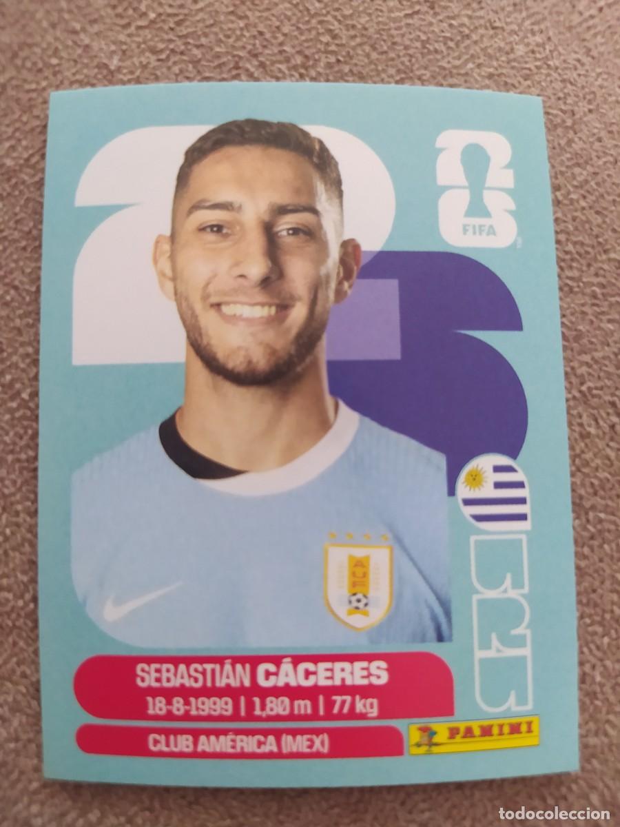 Cromos de f&uacute;tbol: URU 06 Sebasti&aacute;n C&Aacute;CERES 6 Uruguay mundial 2026 panini