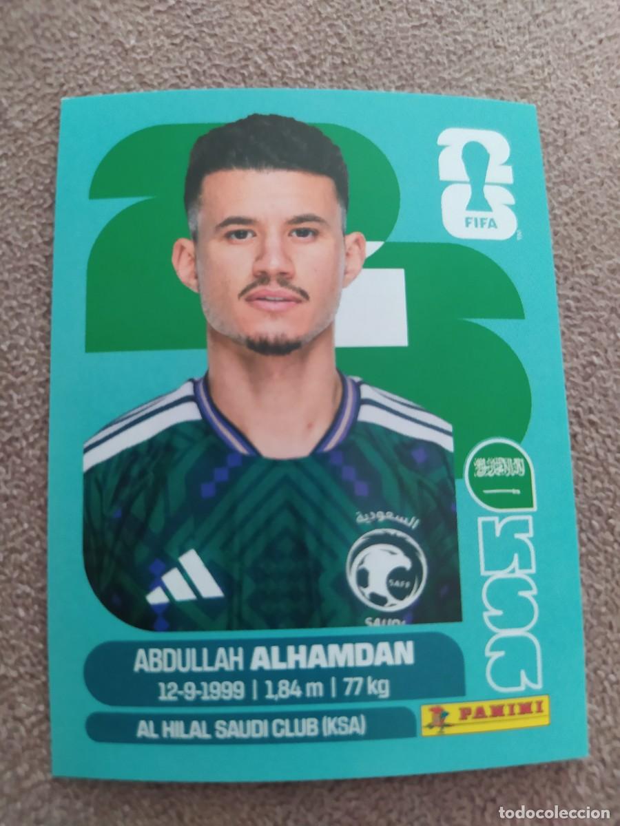 Cromos de f&uacute;tbol: KSA 20 Abdullah ALHAMDAN Arabia Saud&iacute; mundial 2026 panini