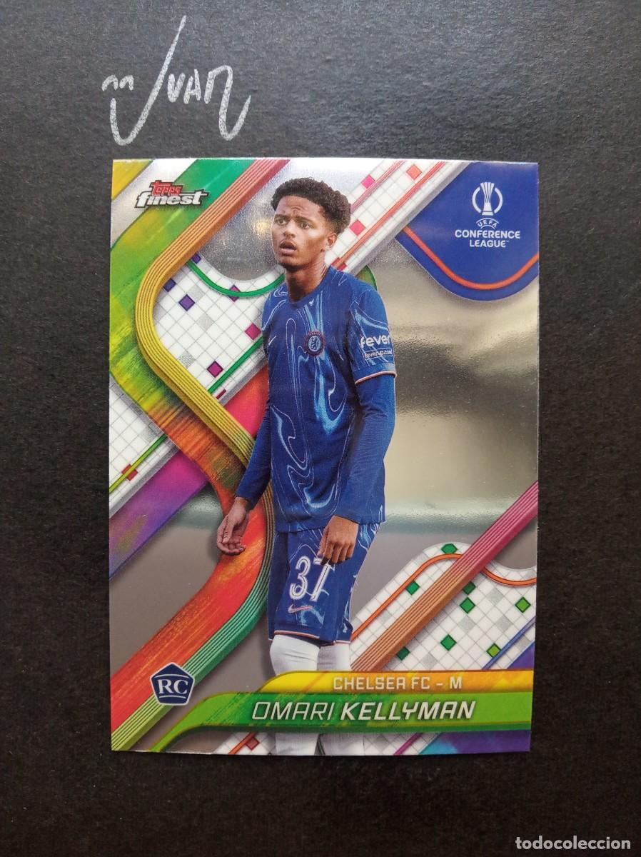 Cromos de f&uacute;tbol: N&ordm; 142 ROOKIE OMARI KELLYMAN CHELSEA MUNDIAL 2026 ⚽ TOPPS &reg; FINEST CHAMPIONS LEAGUE 2024 2025 24 25