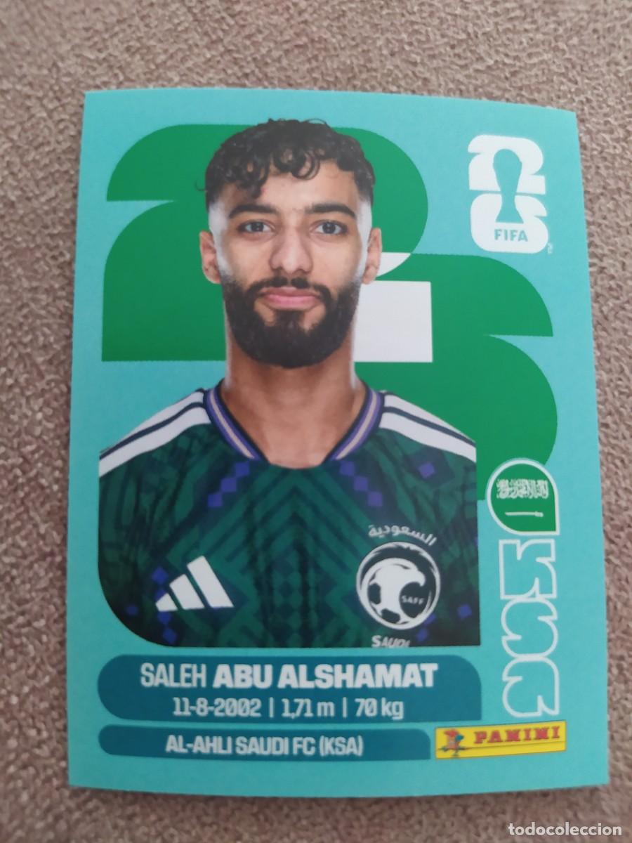 Cromos de f&uacute;tbol: KSA 14 Saleh ABU ALSHAMAT Arabia Saud&iacute; mundial 2026 panini