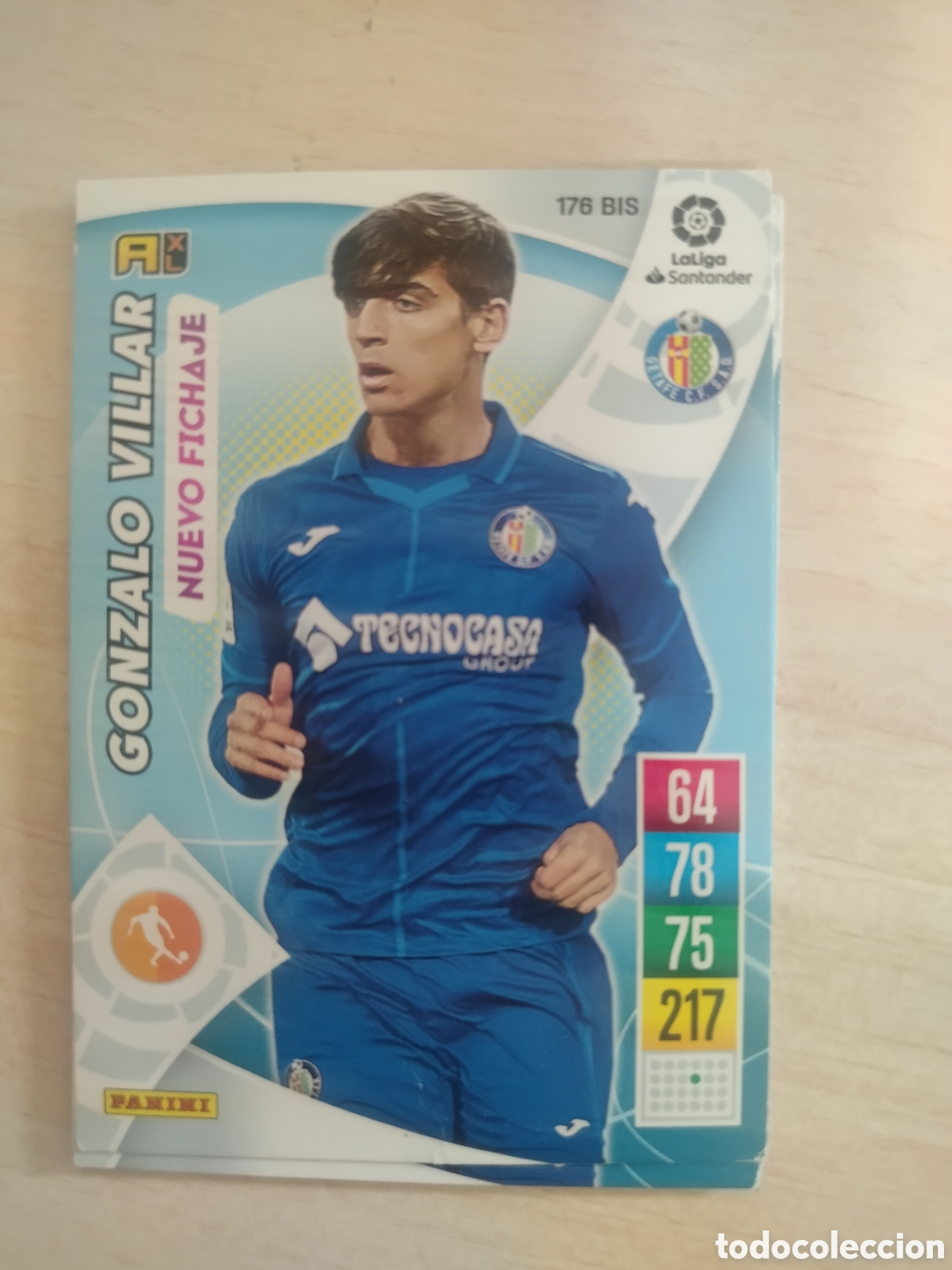 Cromos de f&uacute;tbol: GONZALO VILLAR 176 BIS ADRENALYN 2021 2022 21 22
