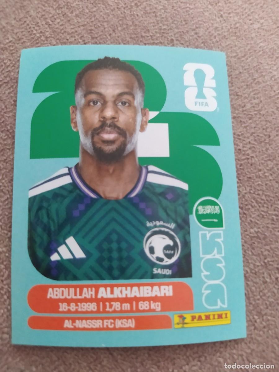 Cromos de f&uacute;tbol: KSA 11 Abdullah ALKHAIBARI Arabia Saud&iacute; mundial 2026 panini