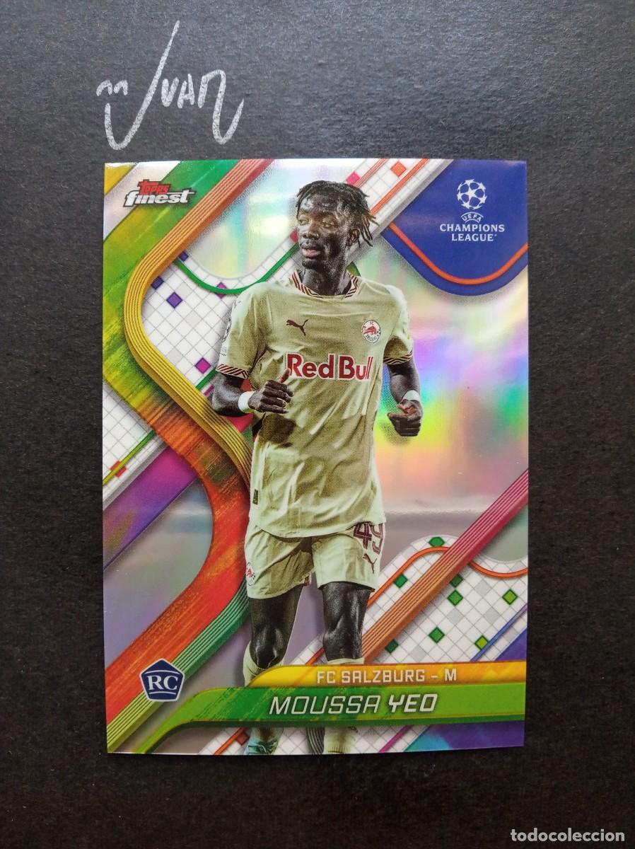 Cromos de f&uacute;tbol: N&ordm; 152 ROOKIE MOUSSA YEO FC SALZBURG ⚽ TOPPS &reg; FINEST CHAMPIONS LEAGUE 2024 2025 24 25