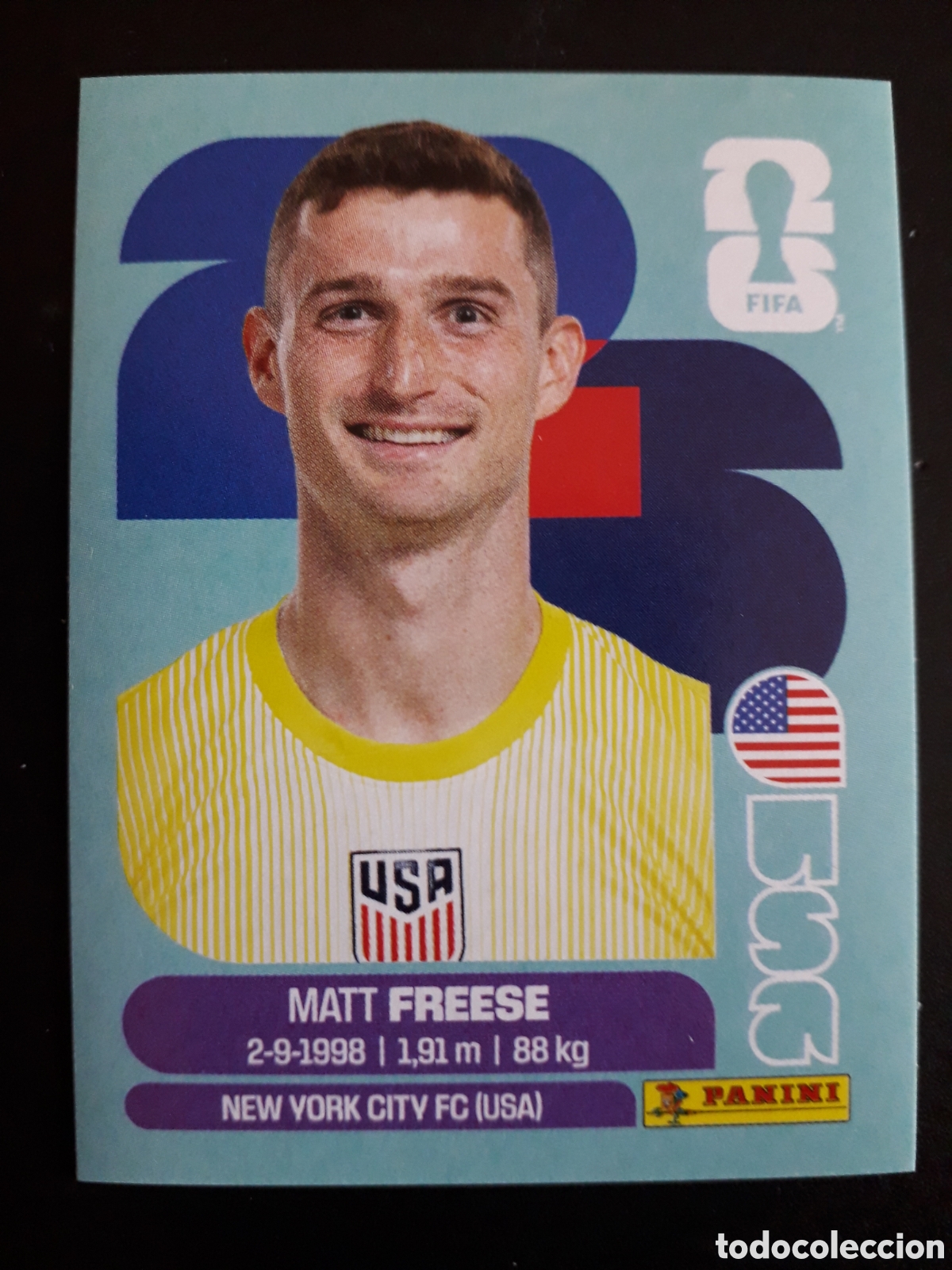 Cromos de f&uacute;tbol: FREESE ESTADOS UNIDOS USA 2 MUNDIAL F&Uacute;TBOL 2026 FIFA WORLD CUP PANINI SIN PEGAR PEDIDO M&Iacute;NIMO 3&euro;