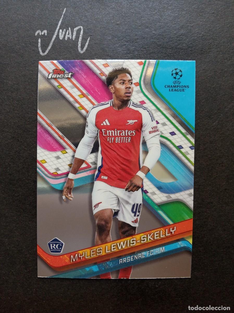 Cromos de f&uacute;tbol: N&ordm; 125 ROOKIE LEWIS-SKELLY ARSENAL ⚽ TOPPS &reg; FINEST UEFA CHAMPIONS LEAGUE 2024 2025 24 25 NUEVO