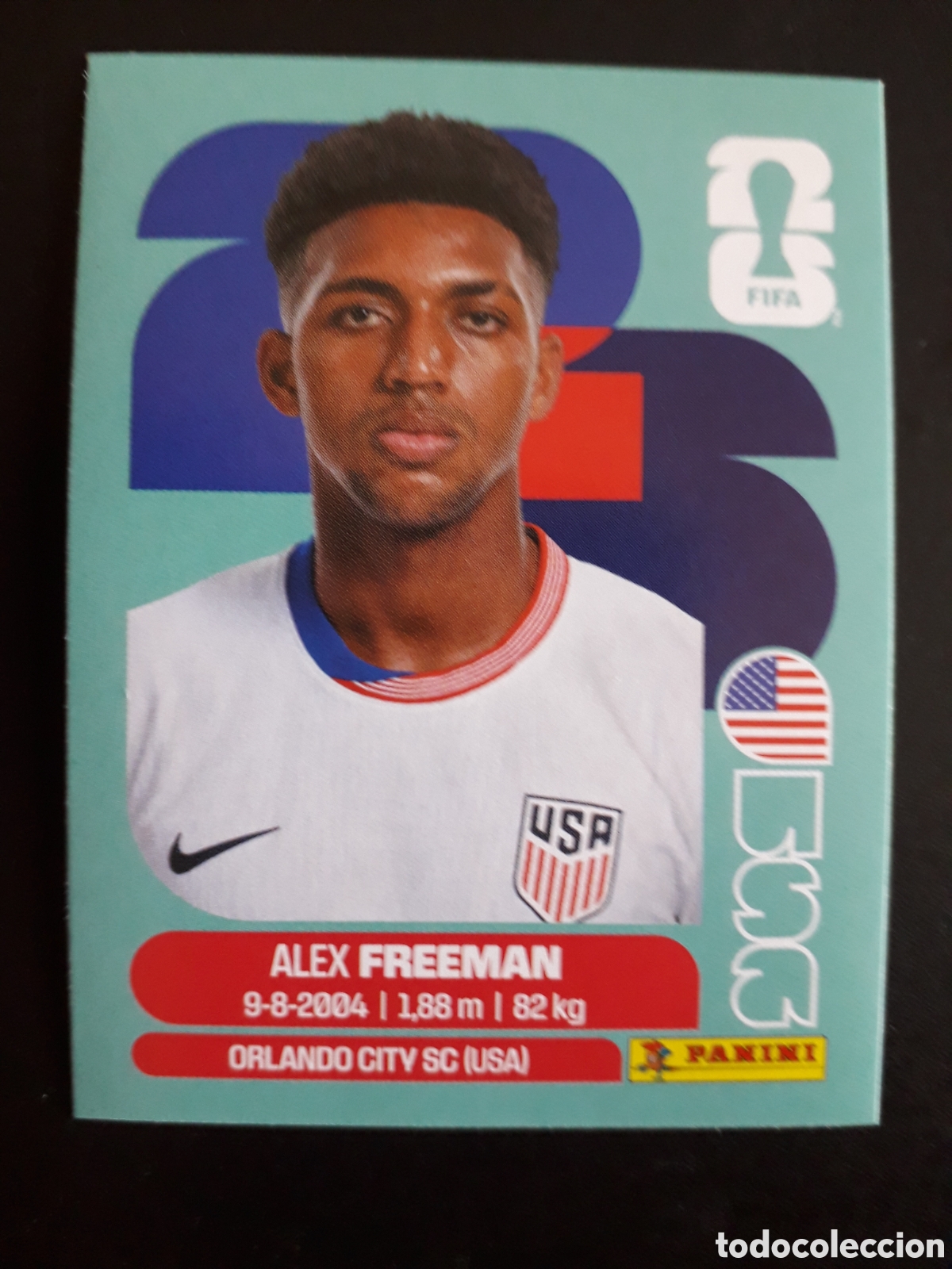 Cromos de f&uacute;tbol: FREEMAN ESTADOS UNIDOS USA 6 MUNDIAL F&Uacute;TBOL 2026 FIFA WORLD CUP PANINI SIN PEGAR PEDIDO M&Iacute;NIMO 3&euro;