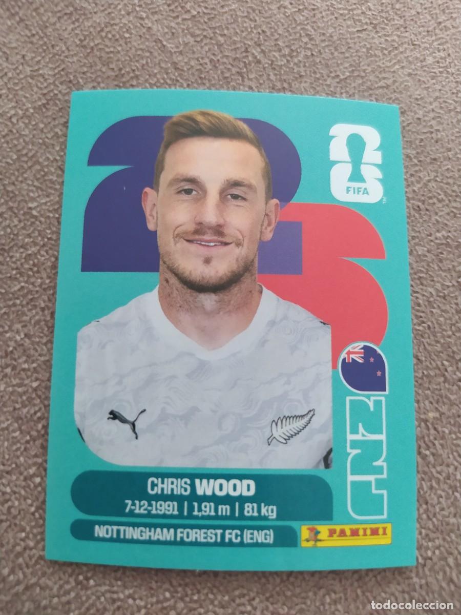 Cromos de f&uacute;tbol: NZL 17 Chris WOOD Nueva Zelanda mundial 2026 panini