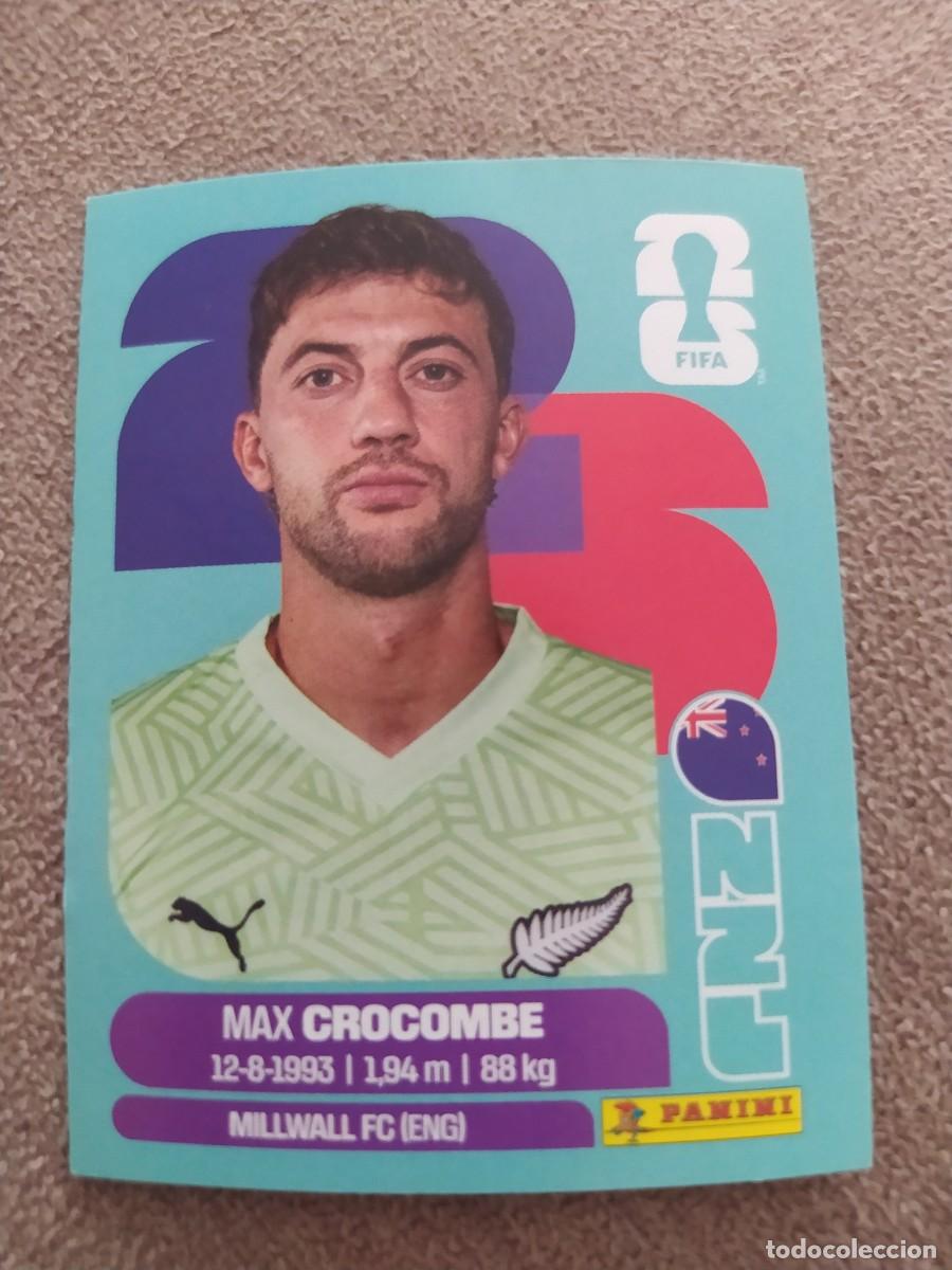 Cromos de f&uacute;tbol: NZL 02 Max CROCOMBE 2 Nueva Zelanda mundial 2026 panini