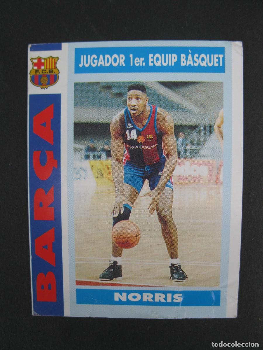 Cromos de f&uacute;tbol: NORRIS - JUGADOR DE BALONCESTO - CARD N&ordm; 78 - COL.LECCI&Oacute; BAR&Ccedil;A - TEMPORADA 92-93.