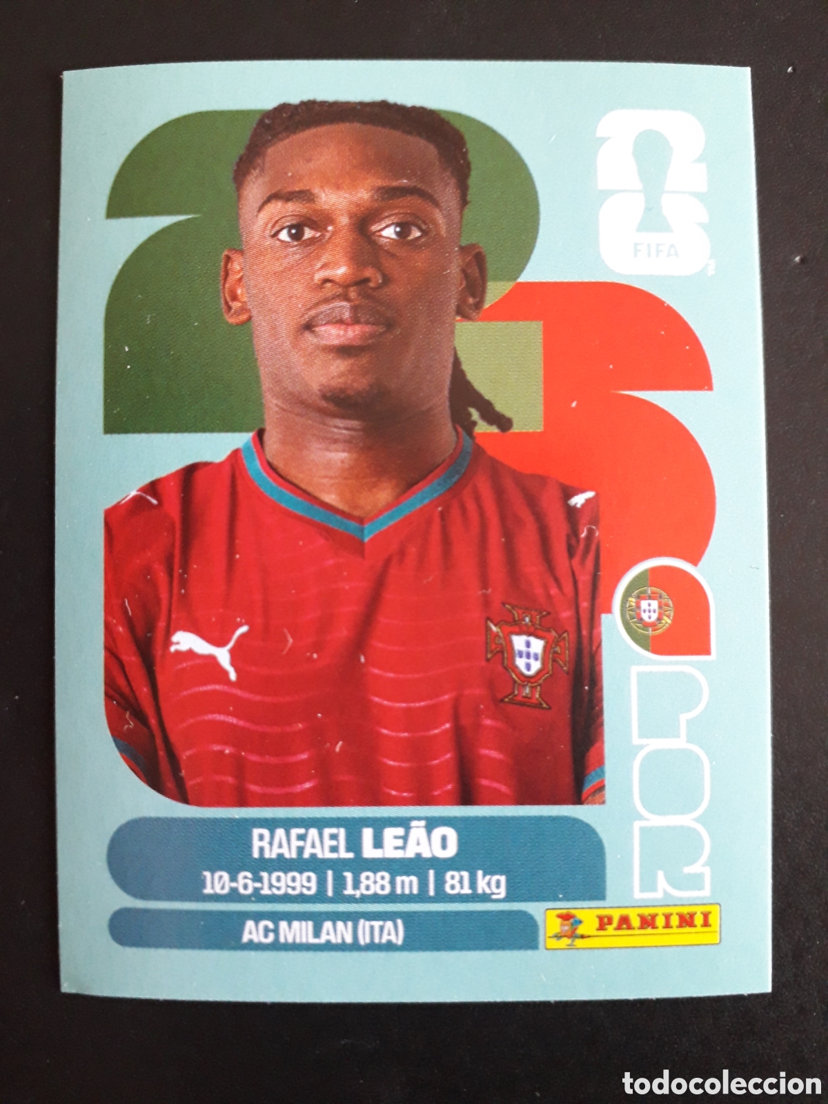 Cromos de f&uacute;tbol: LE&Atilde;O PORTUGAL POR 20 MUNDIAL F&Uacute;TBOL 2026 FIFA WORLD CUP PANINI SIN PEGAR PEDIDO M&Iacute;NIMO 3&euro;