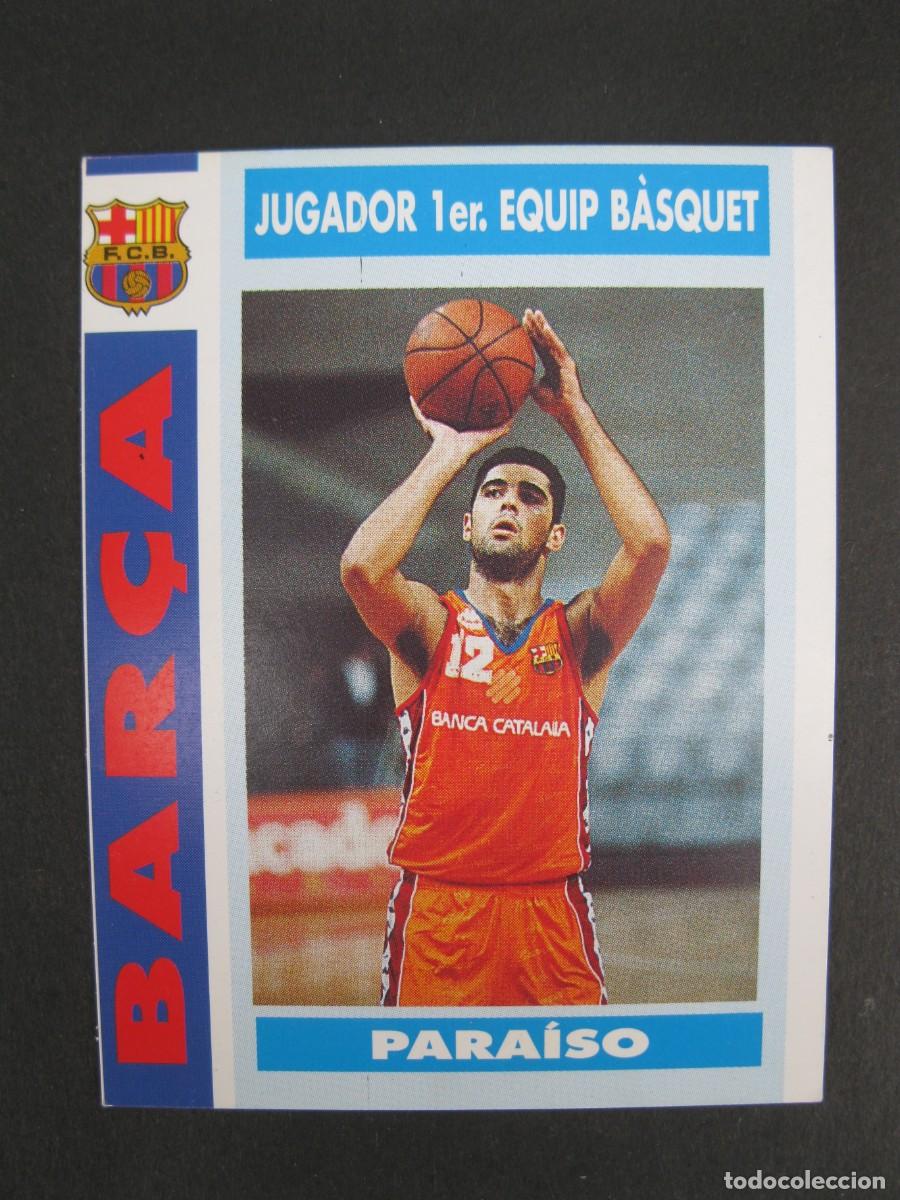 Cromos de f&uacute;tbol: PARA&Iacute;SO - JUGADOR DE BALONCESTO - CARD N&ordm; 73 - COL.LECCI&Oacute; BAR&Ccedil;A - TEMPORADA 92-93.