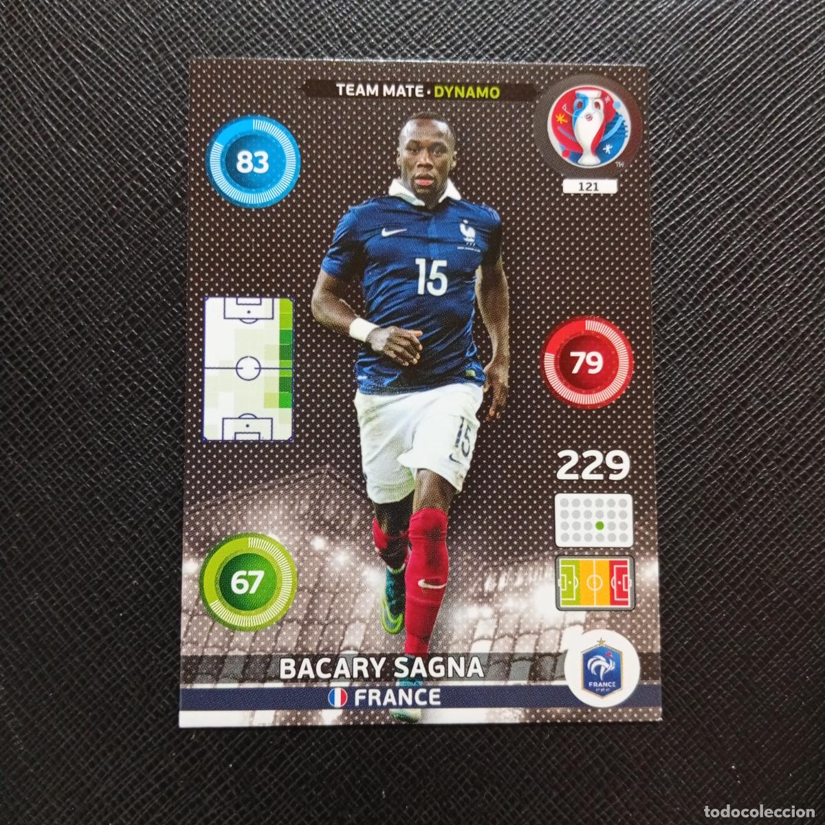 Cromos de f&uacute;tbol: 121 SAGNA FRANCIA PANINI ADRENALYN FRANCIA EURO 2016 EUROCOPA FUTBOL 16 - A58 PG406