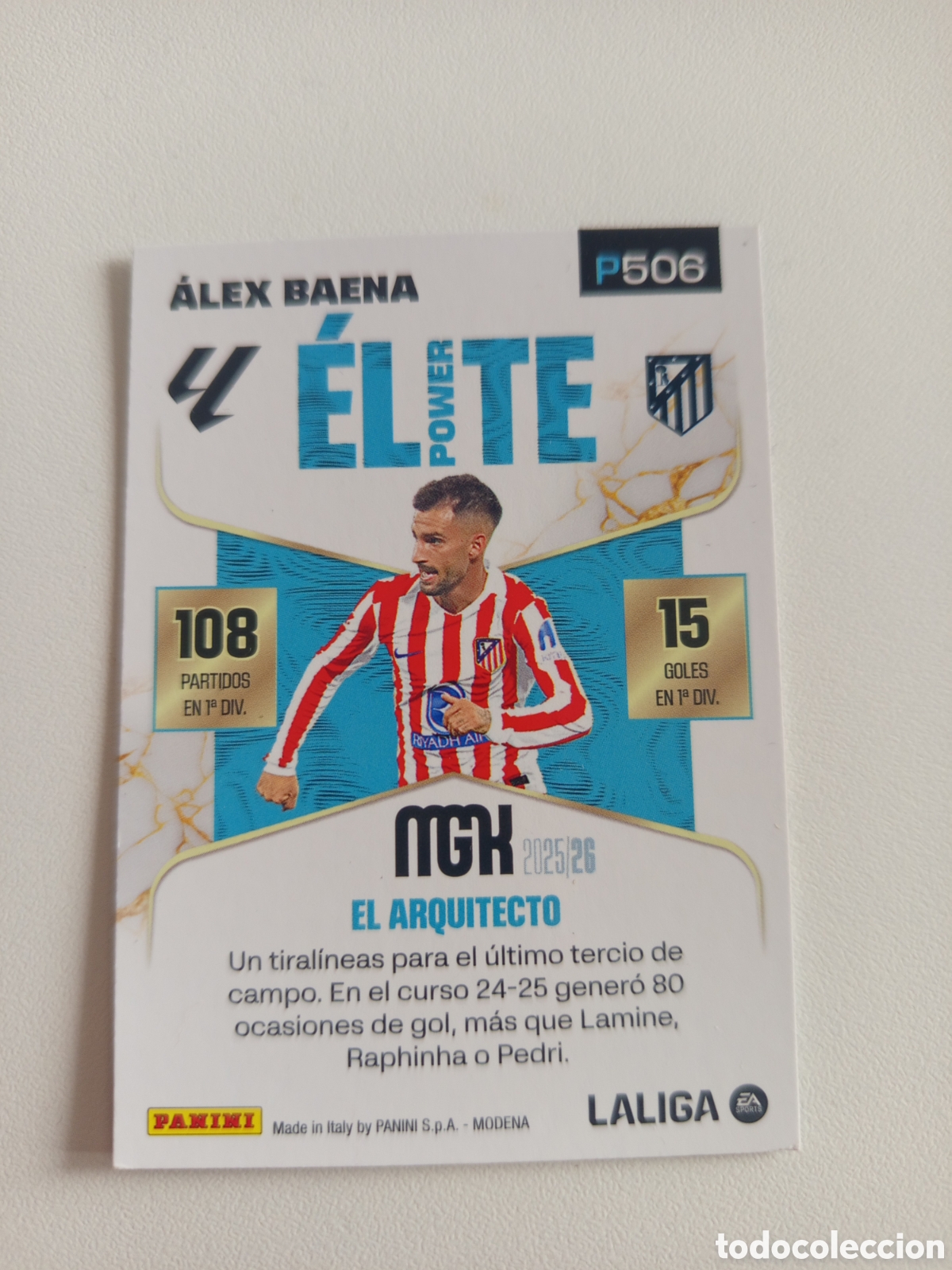 Cartes &agrave; collectionner de Football: Carta &Aacute;lex Baena &egrave;lite megacracks