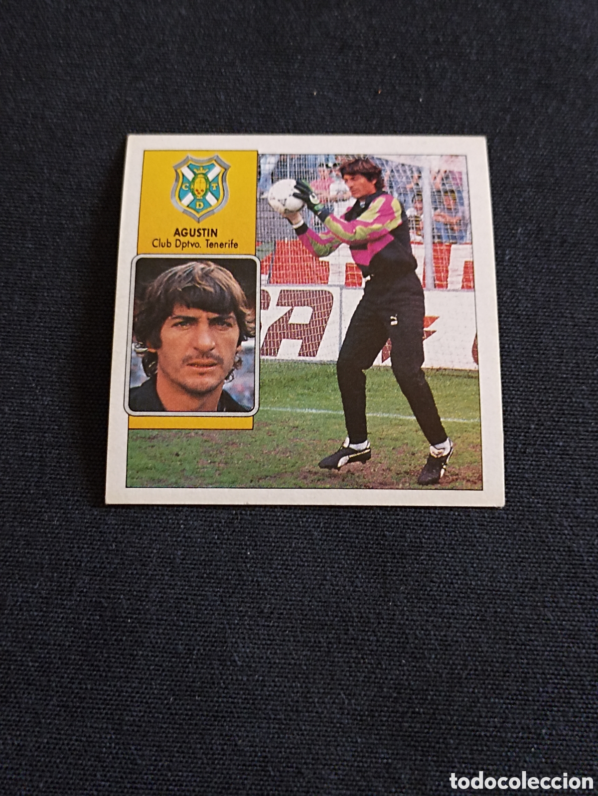 Fu&szlig;ball-Sticker: Agust&iacute;n ( Club Deportivo Tenerife ). Liga este 92-93. Nunca pegado