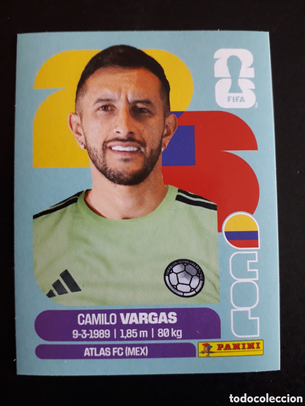 Figurine di Calcio: VARGAS COLOMBIA COL 2 MUNDIAL F&Uacute;TBOL 2026 FIFA WORLD CUP PANINI SIN PEGAR PEDIDO M&Iacute;NIMO 3&euro;