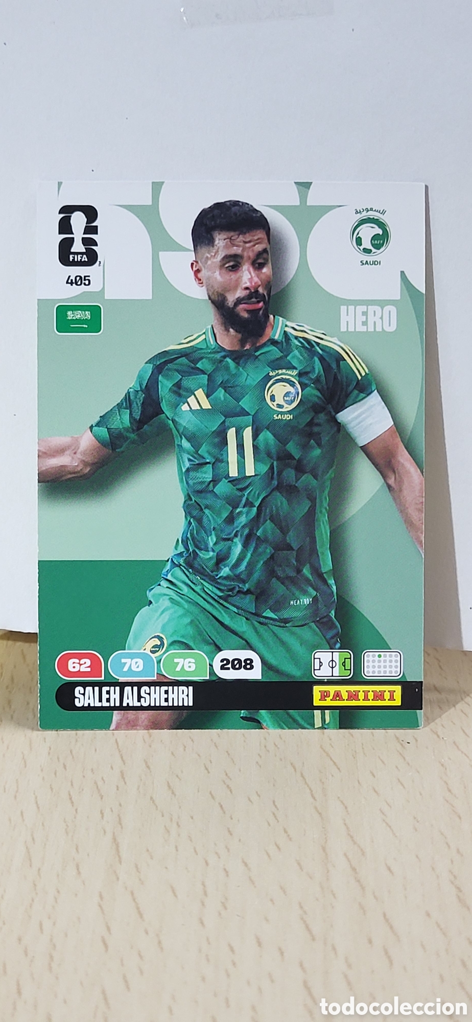 Fu&szlig;ball-Sticker: SALEH ALSHEHRI ARABIA SAUDI N&ordm; 405 ADRENALYN XL MUNDIAL 2026 26 FIFA WORLD CUP PANINI