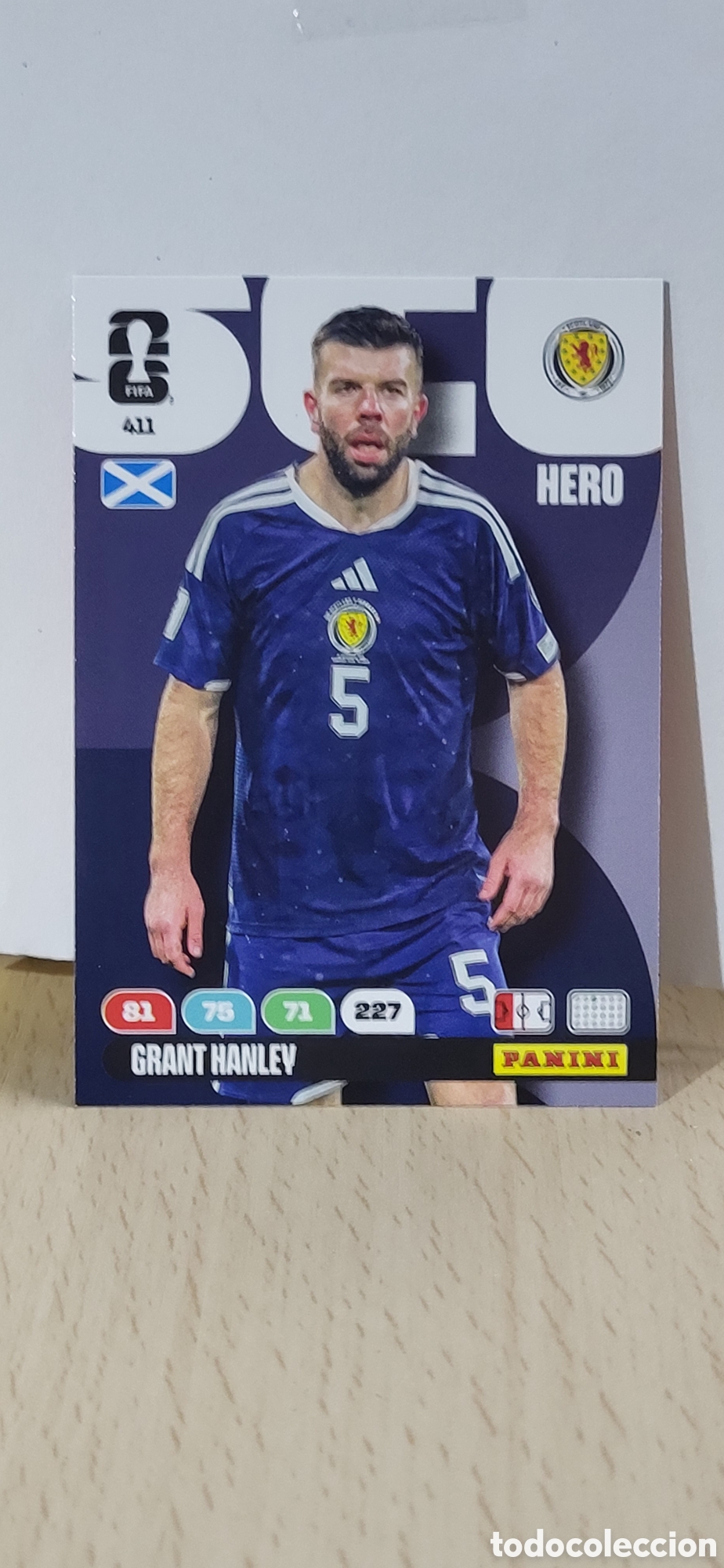 Cromos de Futebol: GRANT HANLEY ESCOCIA N&ordm; 411 ADRENALYN XL MUNDIAL 2026 26 FIFA WORLD CUP PANINI