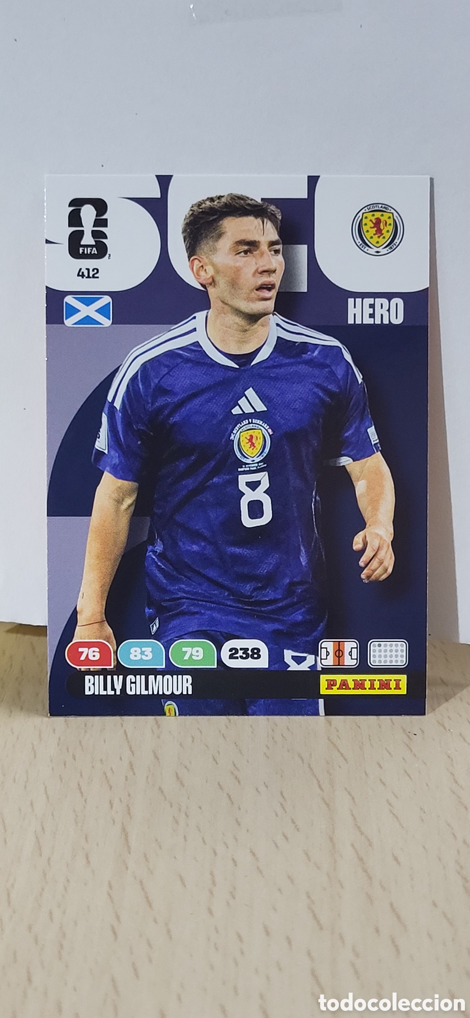 Cromos de Futebol: BILLY GILMOUR ESCOCIA N&ordm; 412 ADRENALYN XL MUNDIAL 2026 26 FIFA WORLD CUP PANINI