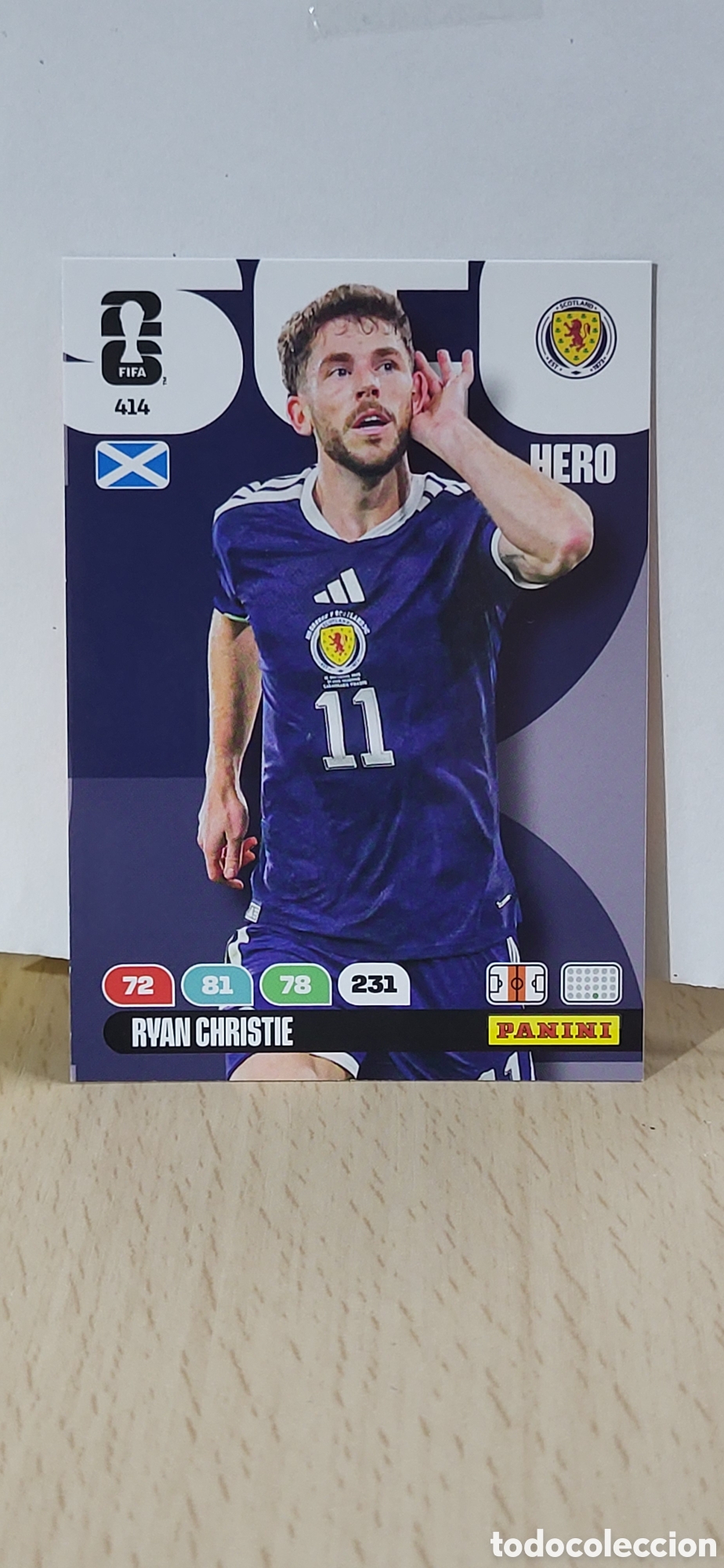Cromos de Futebol: RYAN CHRISTIE ESCOCIA N&ordm; 414 ADRENALYN XL MUNDIAL 2026 26 FIFA WORLD CUP PANINI