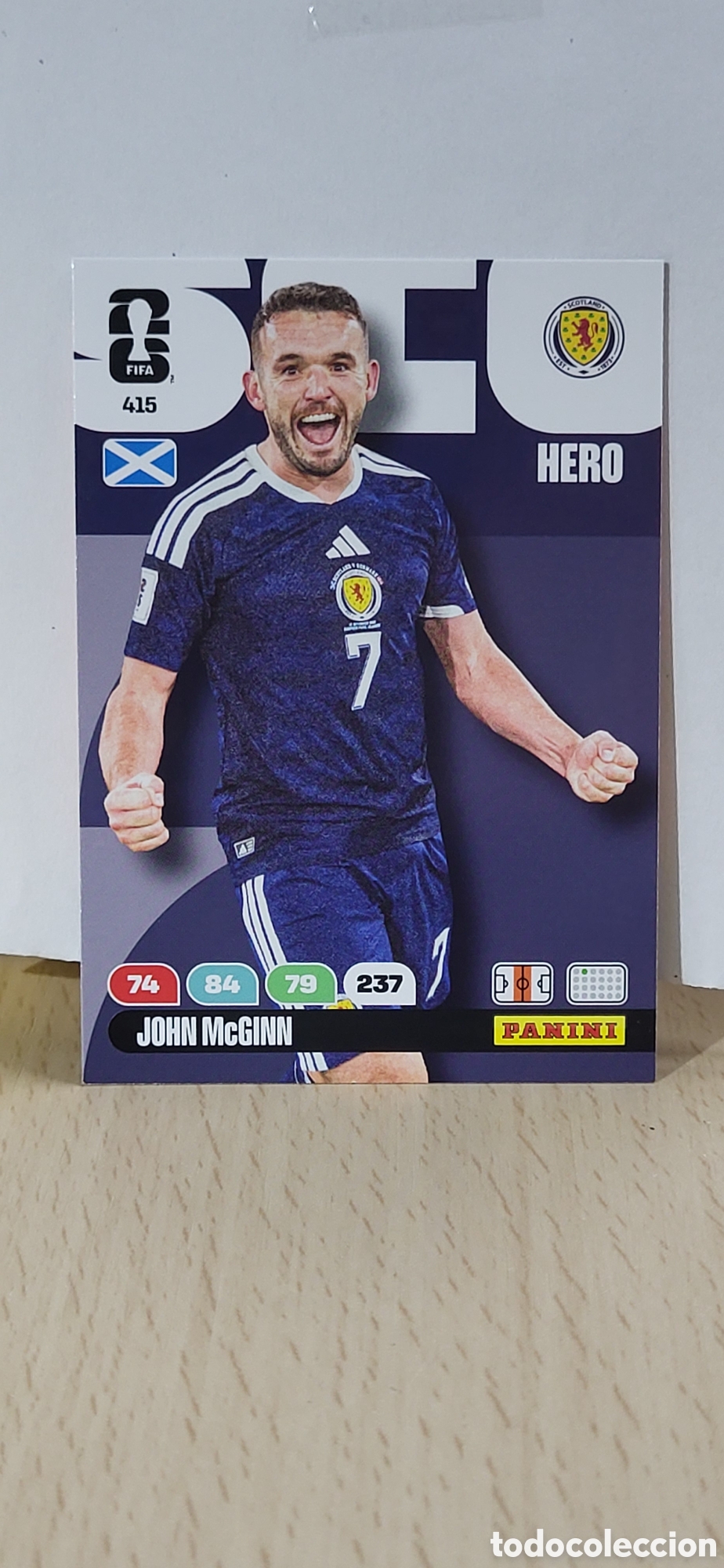 Cromos de Futebol: JOHN MCGINN ESCOCIA N&ordm; 415 ADRENALYN XL MUNDIAL 2026 26 FIFA WORLD CUP PANINI