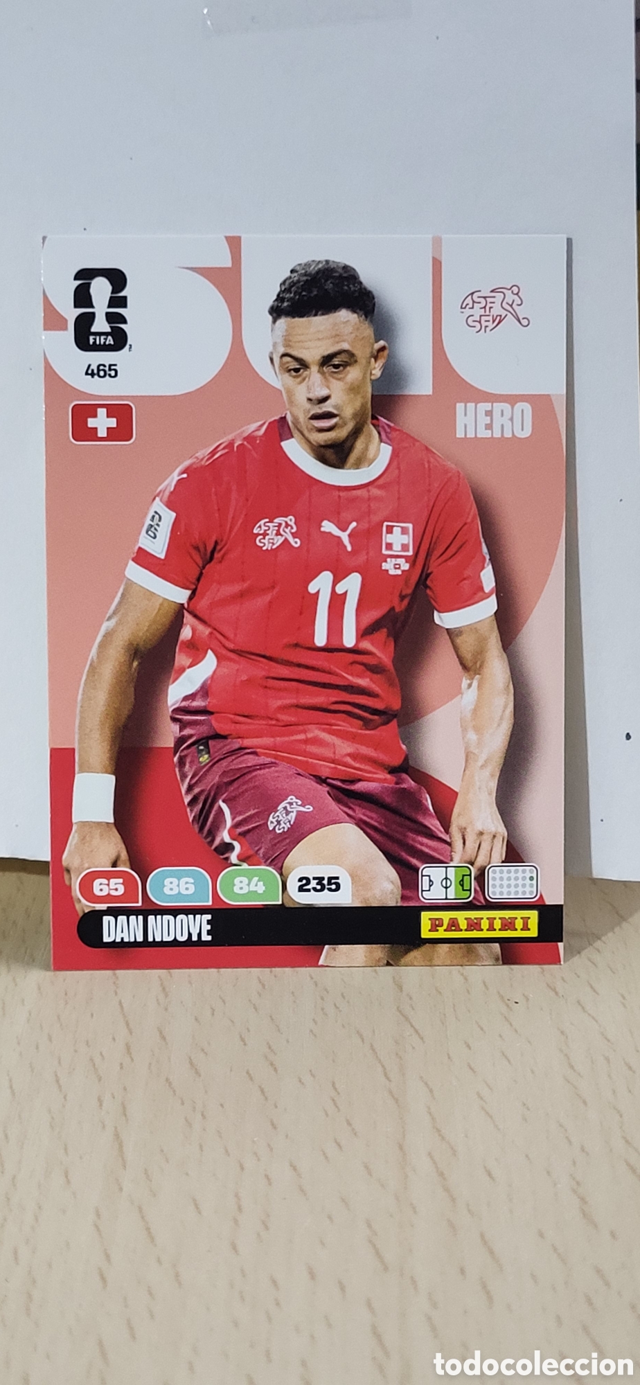 Figurine di Calcio: DAN NDOYE SUIZA N&ordm; 465 ADRENALYN XL MUNDIAL 2026 26 FIFA WORLD CUP PANINI