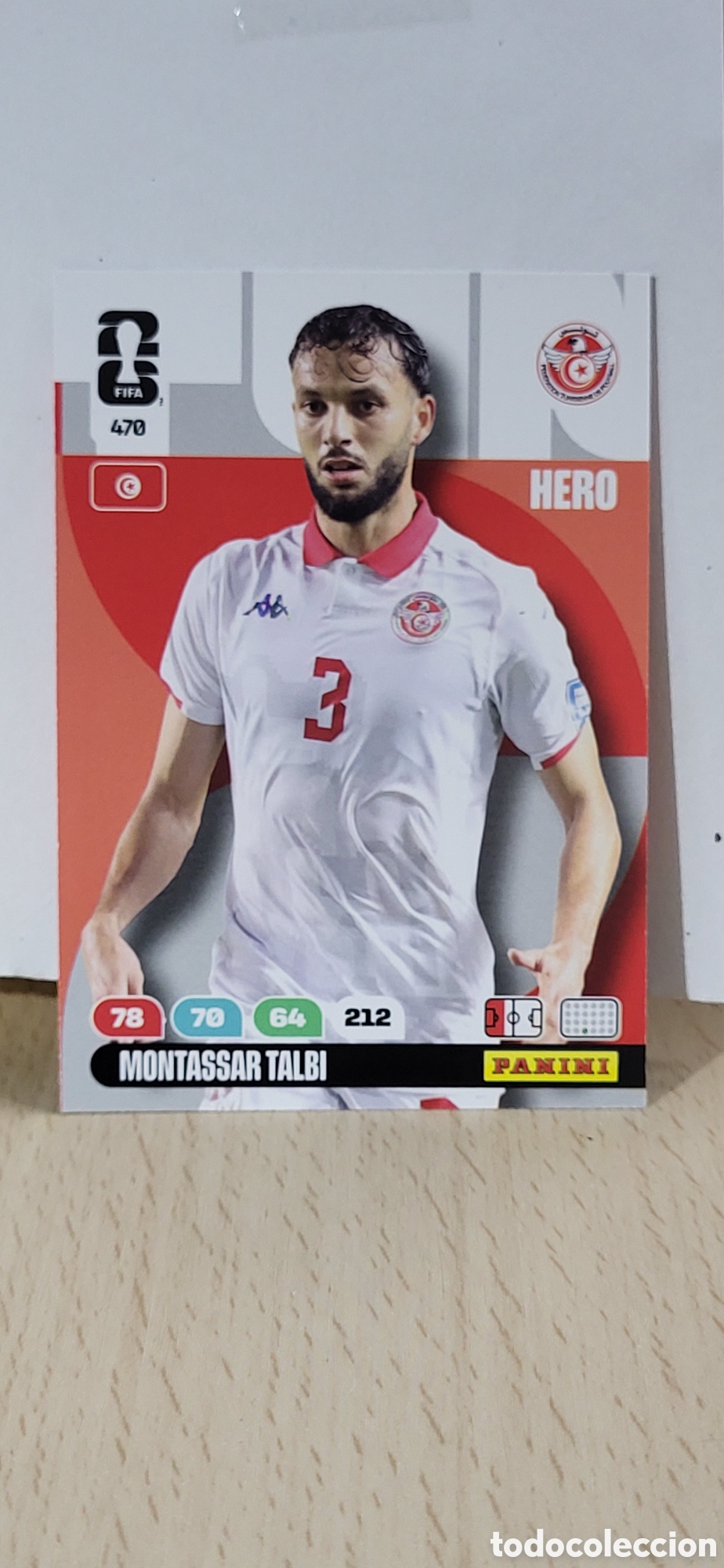 Figurine di Calcio: MONTASSAR TALBI TUNEZ N&ordm; 470 ADRENALYN XL MUNDIAL 2026 26 FIFA WORLD CUP PANINI