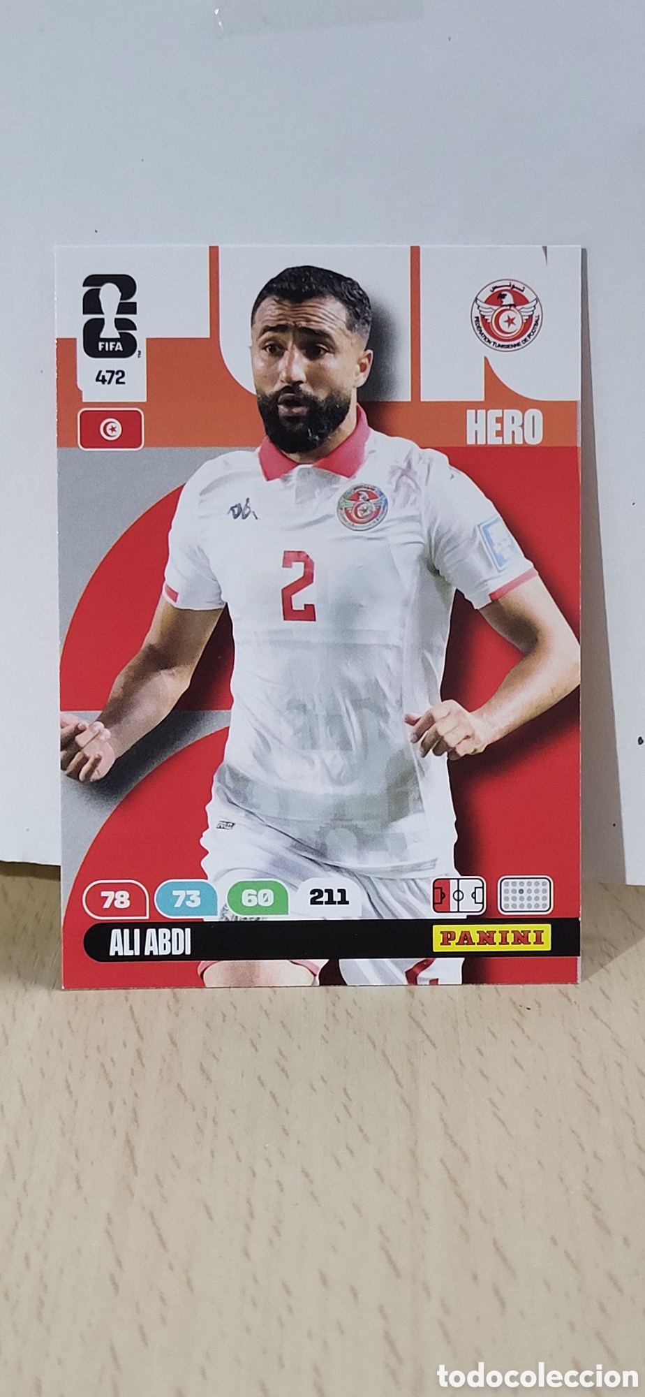 Figurine di Calcio: ALI ABDI TUNEZ N&ordm; 472 ADRENALYN XL MUNDIAL 2026 26 FIFA WORLD CUP PANINI