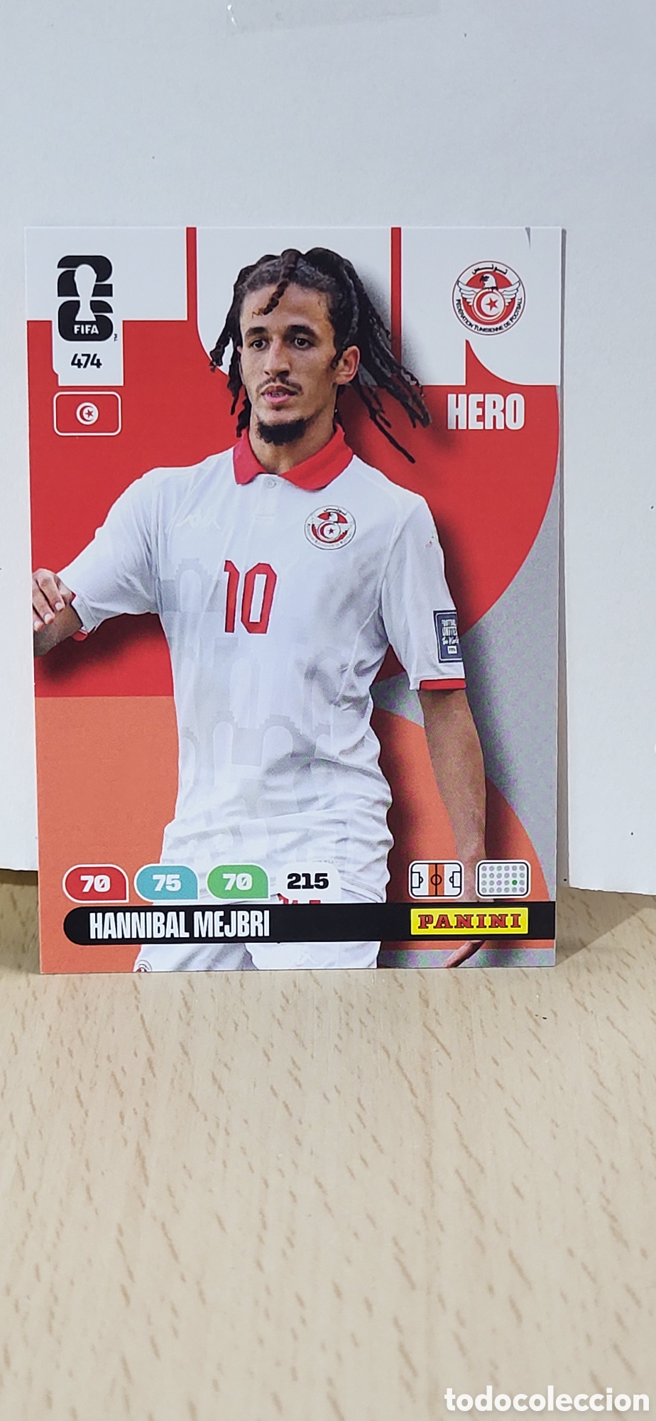 Figurine di Calcio: HANNIBAL MEJBRI TUNEZ N&ordm; 474 ADRENALYN XL MUNDIAL 2026 26 FIFA WORLD CUP PANINI