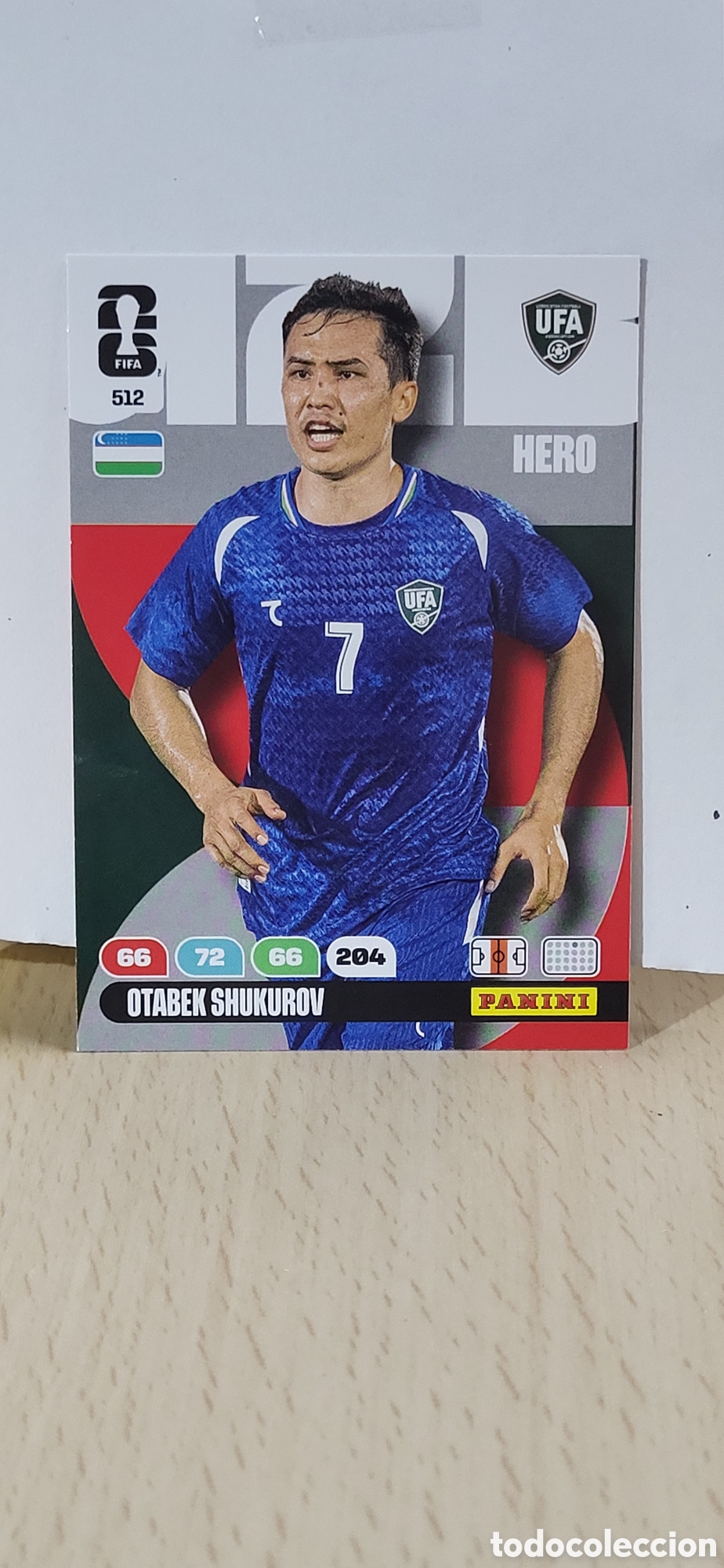 Cromos de Futebol: OTABEK SHUKUROV UZBEKISTAN N&ordm; 512 ADRENALYN XL MUNDIAL 2026 26 FIFA WORLD CUP PANINI