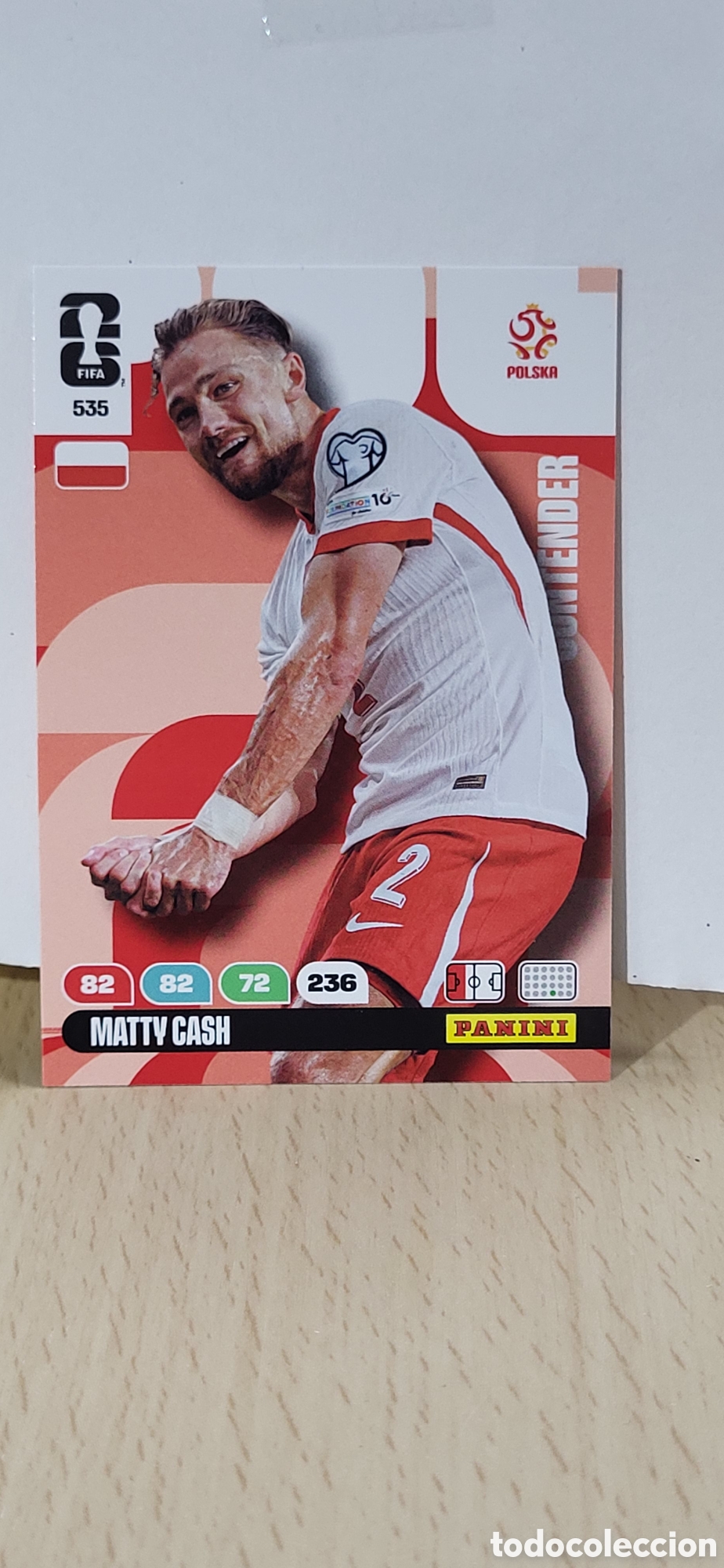 Figurine di Calcio: MATTY CASH POLONIA N&ordm; 535 ADRENALYN XL MUNDIAL 2026 26 FIFA WORLD CUP PANINI