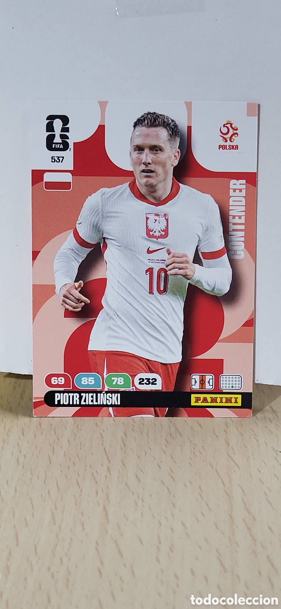 Figurine di Calcio: PIOTR ZIELINSKI POLONIA N&ordm; 537 ADRENALYN XL MUNDIAL 2026 26 FIFA WORLD CUP PANINI