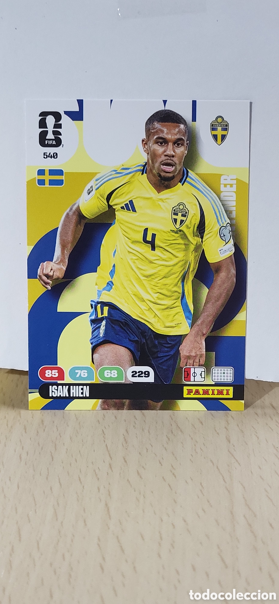 Figurine di Calcio: ISAK HIEN SUECIA N&ordm; 540 ADRENALYN XL MUNDIAL 2026 26 FIFA WORLD CUP PANINI