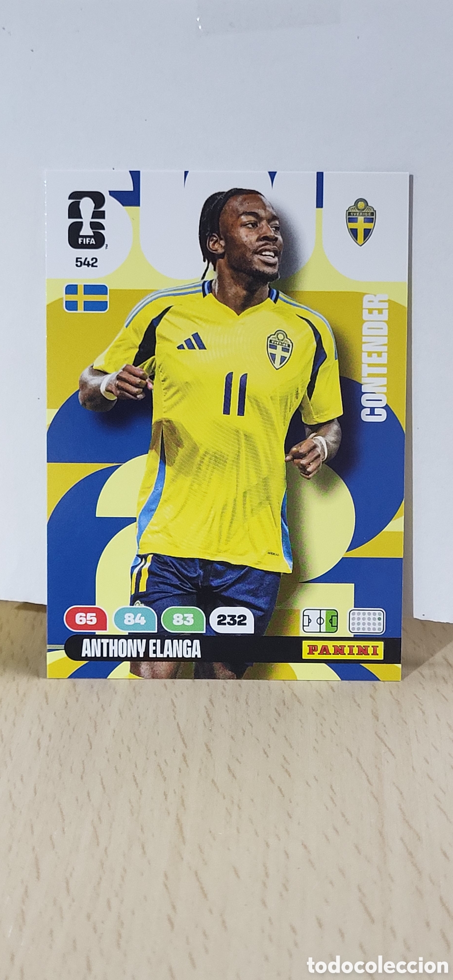 Football Stickers: ANTHONY ELANGA SUECIA N&ordm; 542 ADRENALYN XL MUNDIAL 2026 26 FIFA WORLD CUP PANINI