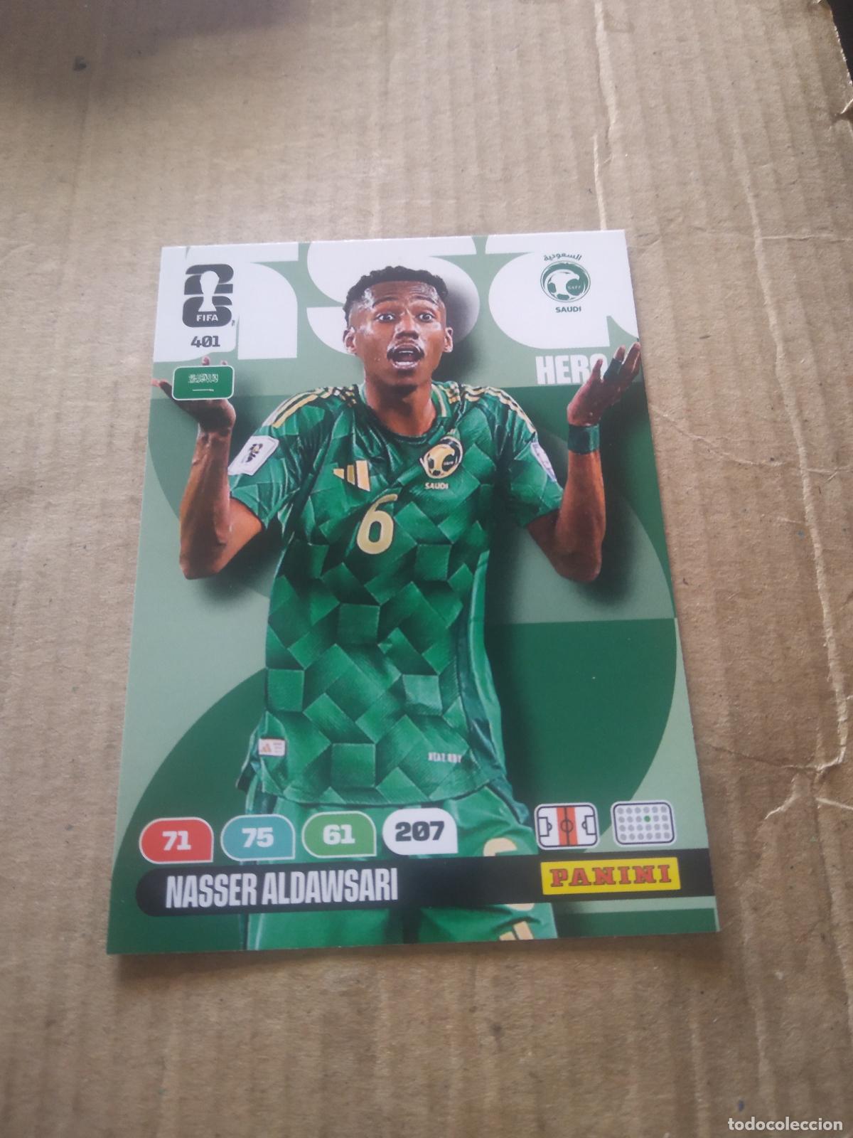 Cromos de f&uacute;tbol: 401 NASSER ALDAWSARI ARABIA SAUDITA CROMO FUTBOL PANINI ADRENALYN MUNDIAL 2026 WORLD CUP