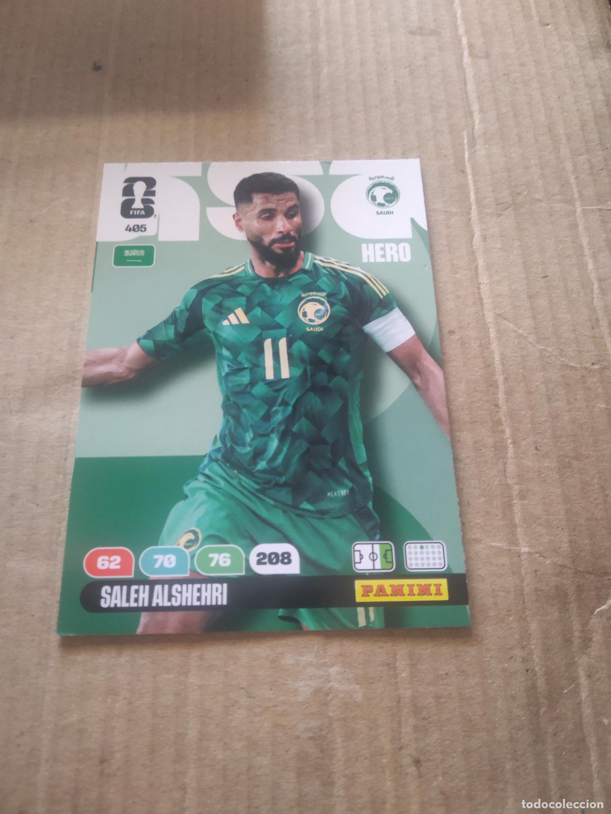 Cromos de f&uacute;tbol: 405 SALEH ALSHEHRI ARABIA SAUDITA CROMO FUTBOL PANINI ADRENALYN MUNDIAL 2026 WORLD CUP