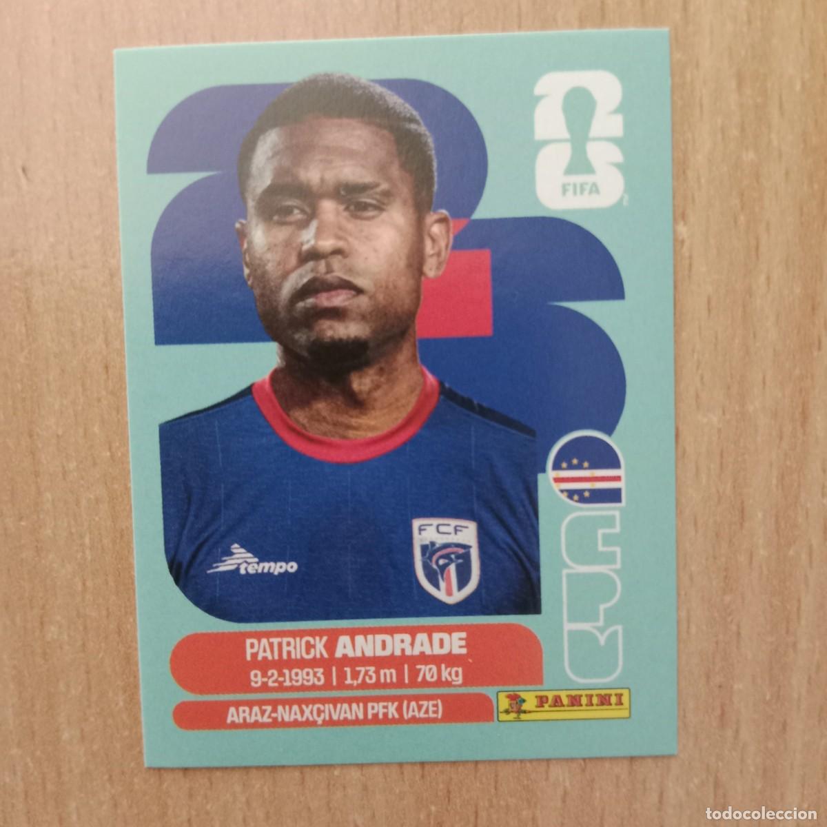Cromos de f&uacute;tbol: PATRICK ANDRADE, CABO VERDE, STICKER CROMO N&ordm; CPV 11 , FIFA WORLD CUP 2026 - PANINI - A&Ntilde;O 2026.