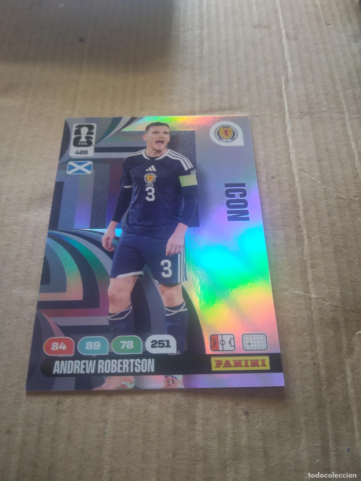 Cromos de f&uacute;tbol: 408 ANDREW ROBERTSON ESCOCIA CROMO FUTBOL PANINI ADRENALYN MUNDIAL 2026 WORLD CUP