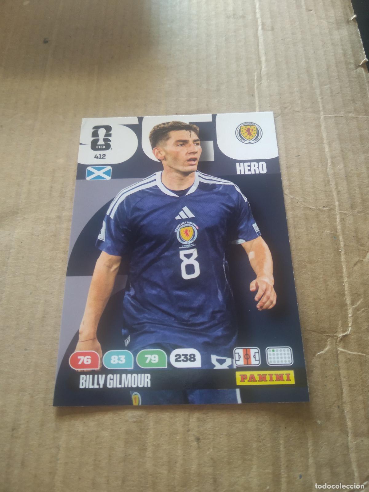 Cromos de f&uacute;tbol: 412 BILLY GILMOUR ESCOCIA CROMO FUTBOL PANINI ADRENALYN MUNDIAL 2026 WORLD CUP