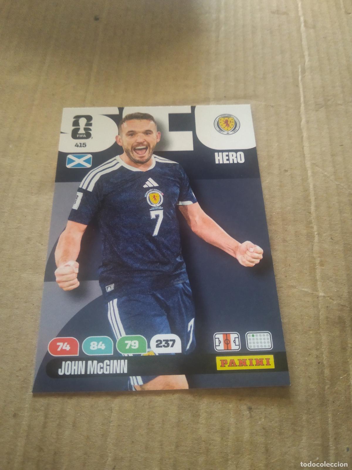 Cromos de f&uacute;tbol: 415 JOHN MCGINN ESCOCIA CROMO FUTBOL PANINI ADRENALYN MUNDIAL 2026 WORLD CUP