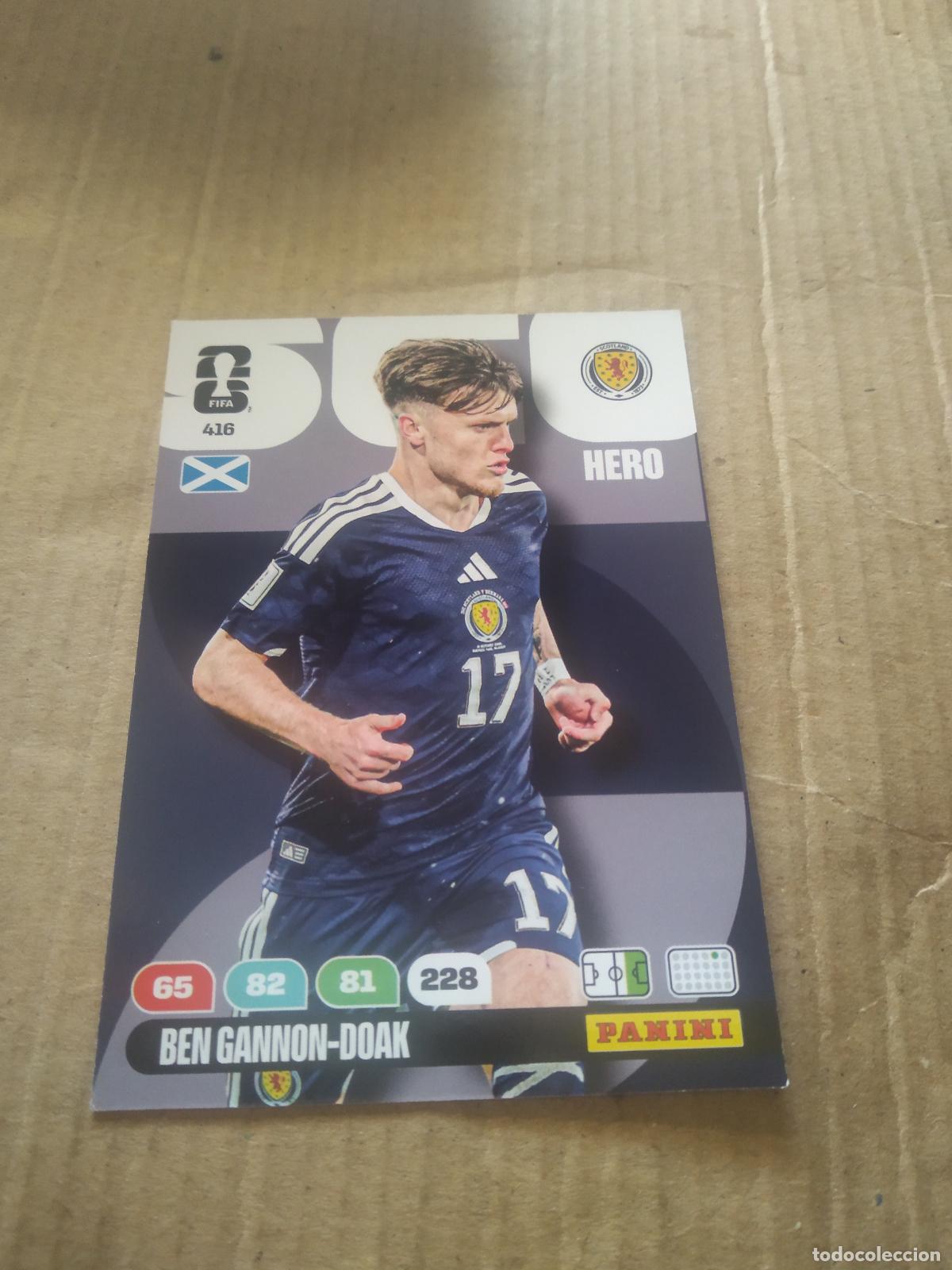 Cromos de f&uacute;tbol: 416 BEN GANNON-DOAK ESCOCIA CROMO FUTBOL PANINI ADRENALYN MUNDIAL 2026 WORLD CUP