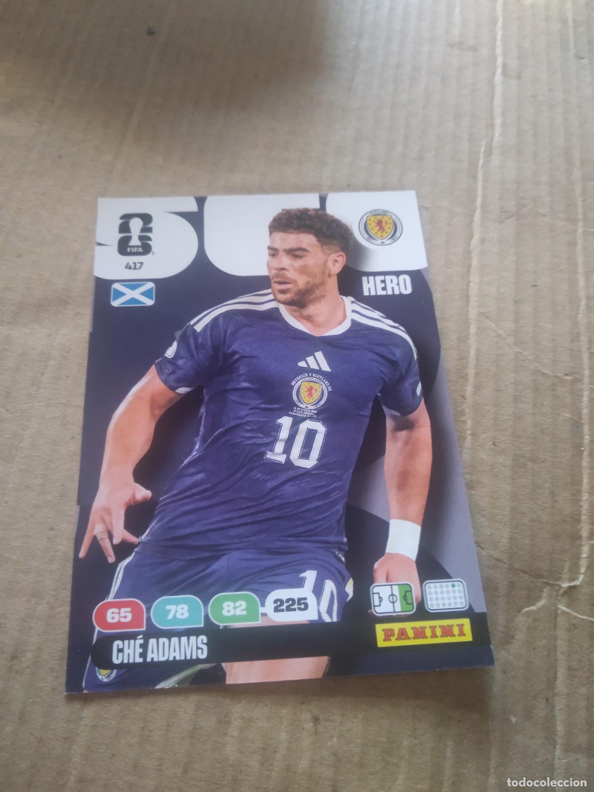 Cromos de f&uacute;tbol: 417 CHE ADAMS ESCOCIA CROMO FUTBOL PANINI ADRENALYN MUNDIAL 2026 WORLD CUP