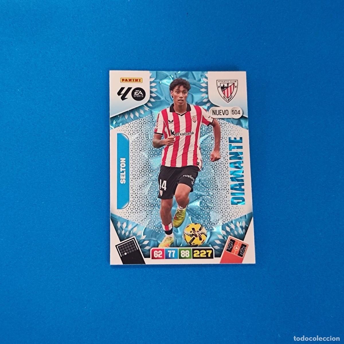 Cromos de f&uacute;tbol: Adrenalyn 2025 2026 / 25 26 Nuevo Diamante 504 Selton Athletic Club de Bilbao