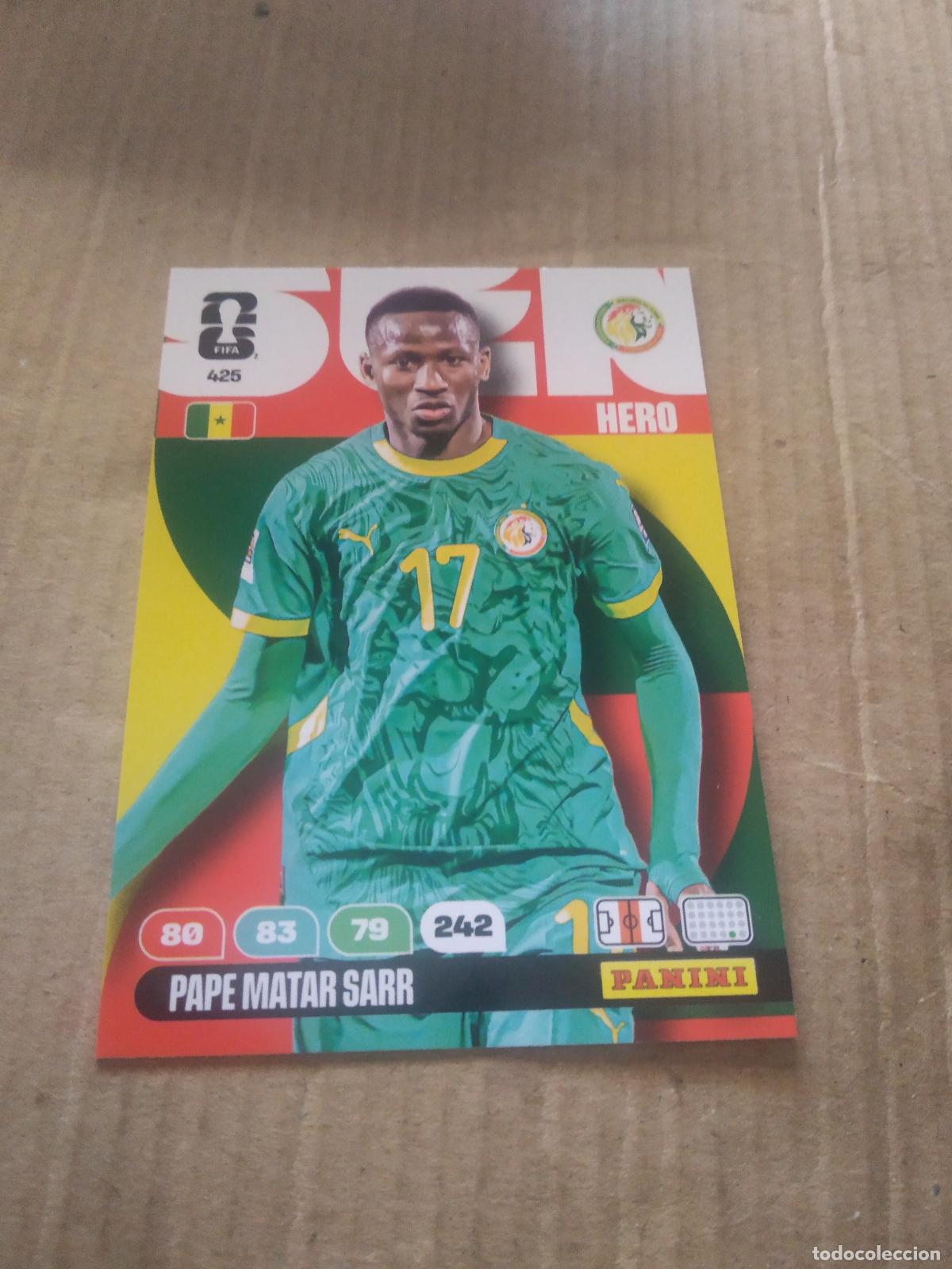 Fu&szlig;ball-Sticker: 425 PAPE MATAR SARR SENEGAL CROMO FUTBOL PANINI ADRENALYN MUNDIAL 2026 WORLD CUP